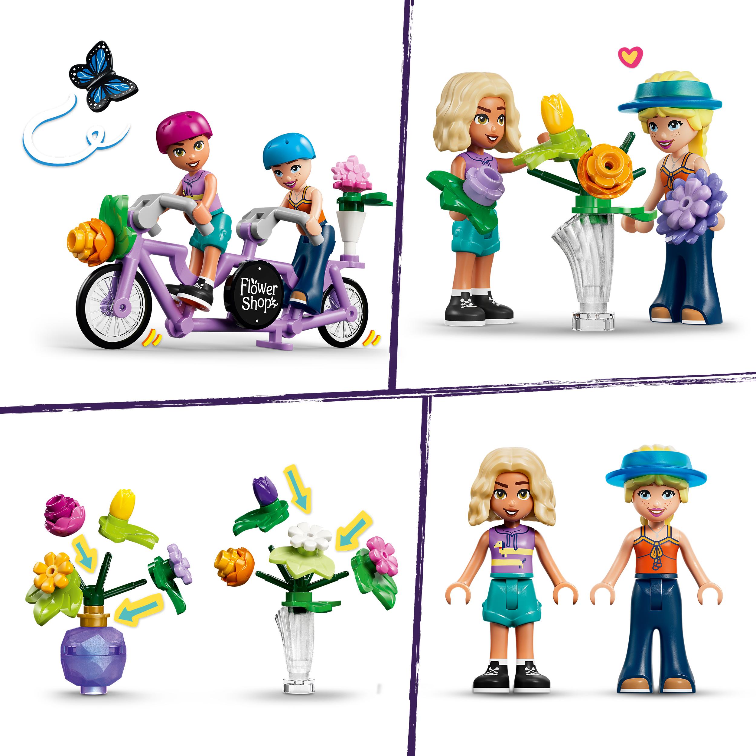 Voir la diapositive 5 : LEGO LEGO Friends 42693 Le Fleuriste - Jouet Miniature - Fleurs Artificielles - Cadeau 7 ans