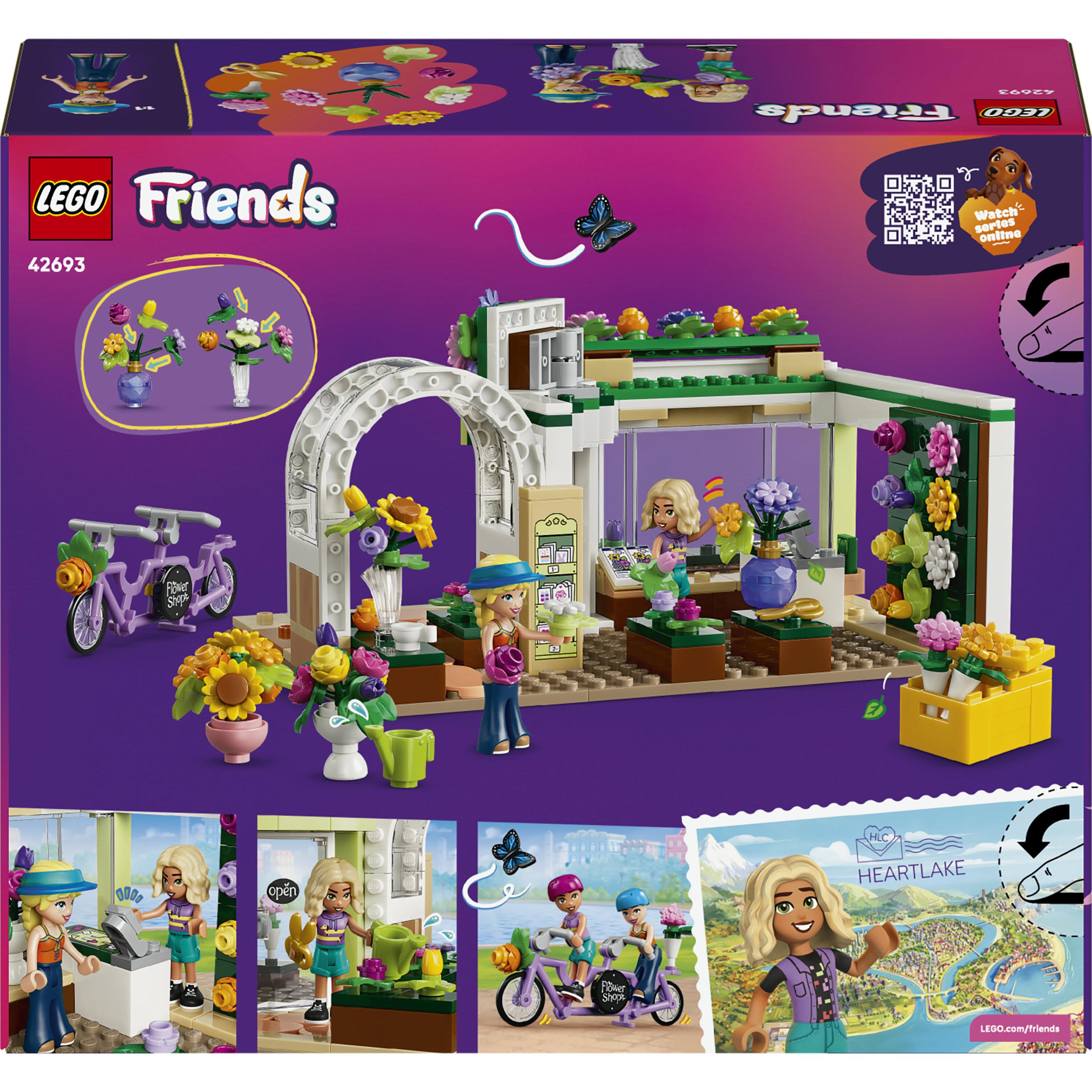 Voir la diapositive 7 : LEGO LEGO Friends 42693 Le Fleuriste - Jouet Miniature - Fleurs Artificielles - Cadeau 7 ans