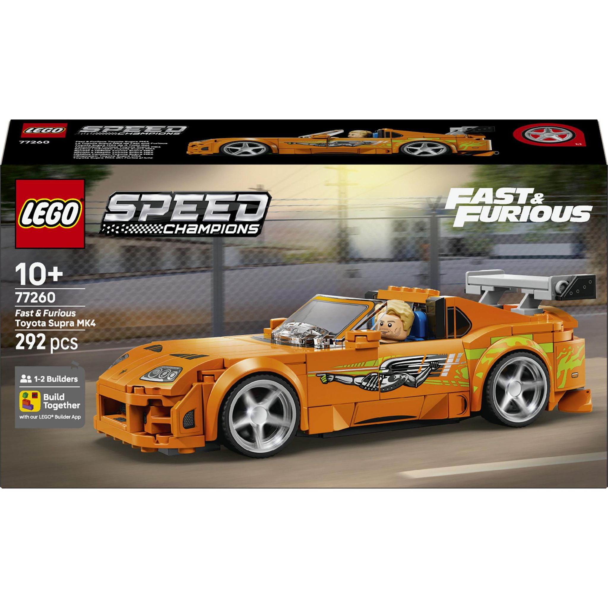 Voir la diapositive 1 : LEGO Speed Champions 77260 - Toyota Supra MK4 The Fats and The Furious