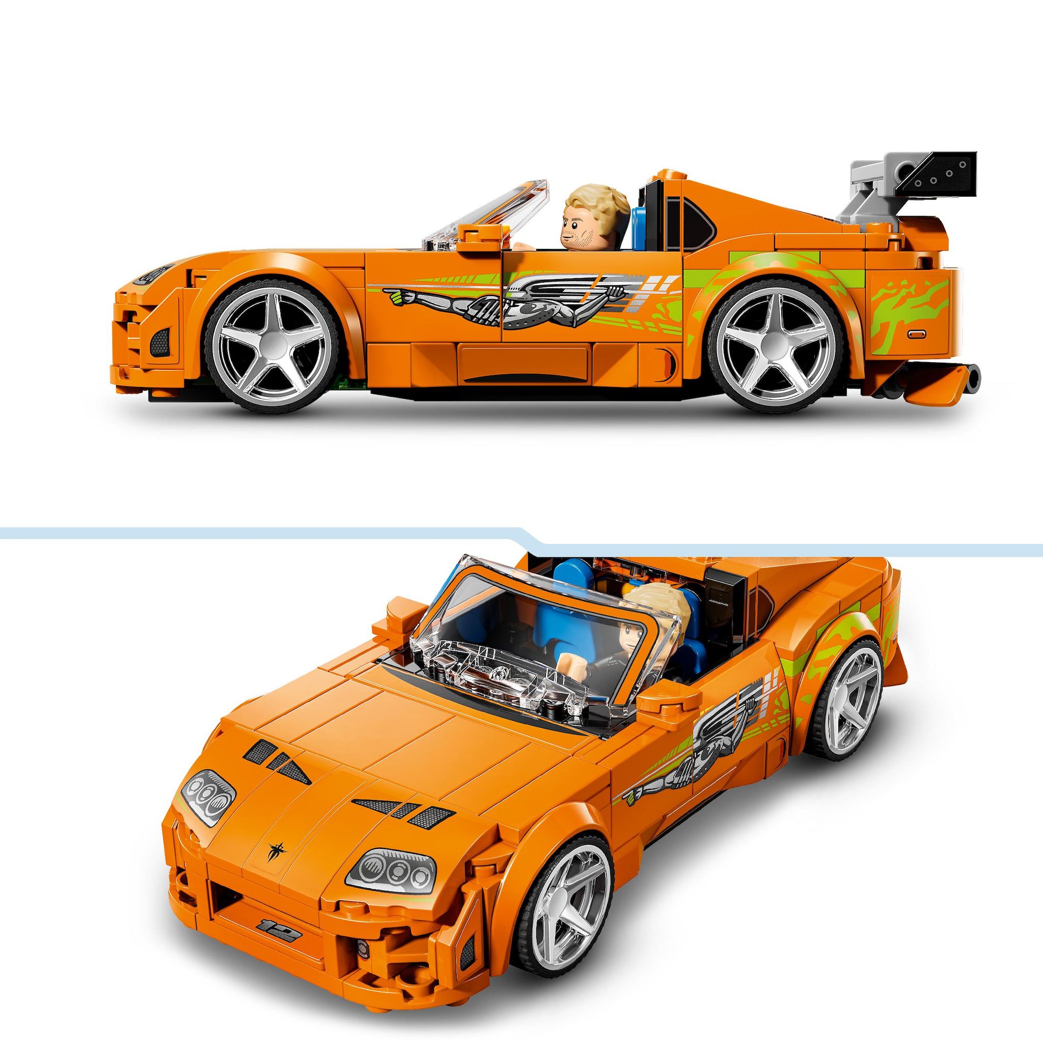 Voir la diapositive 4 : LEGO Speed Champions 77260 - Toyota Supra MK4 The Fats and The Furious