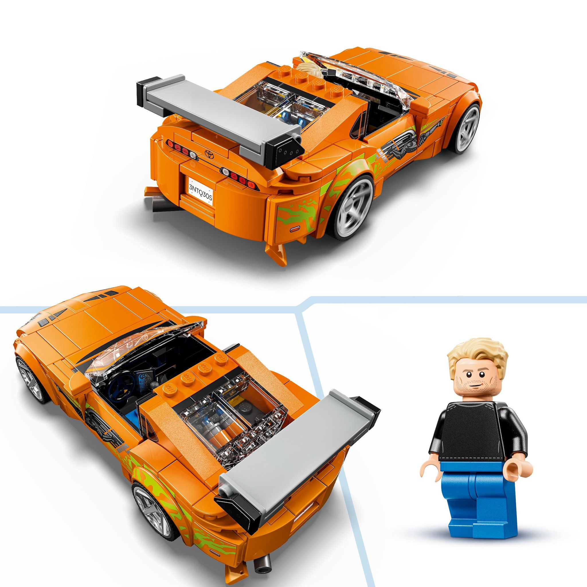 Voir la diapositive 5 : LEGO Speed Champions 77260 - Toyota Supra MK4 The Fats and The Furious