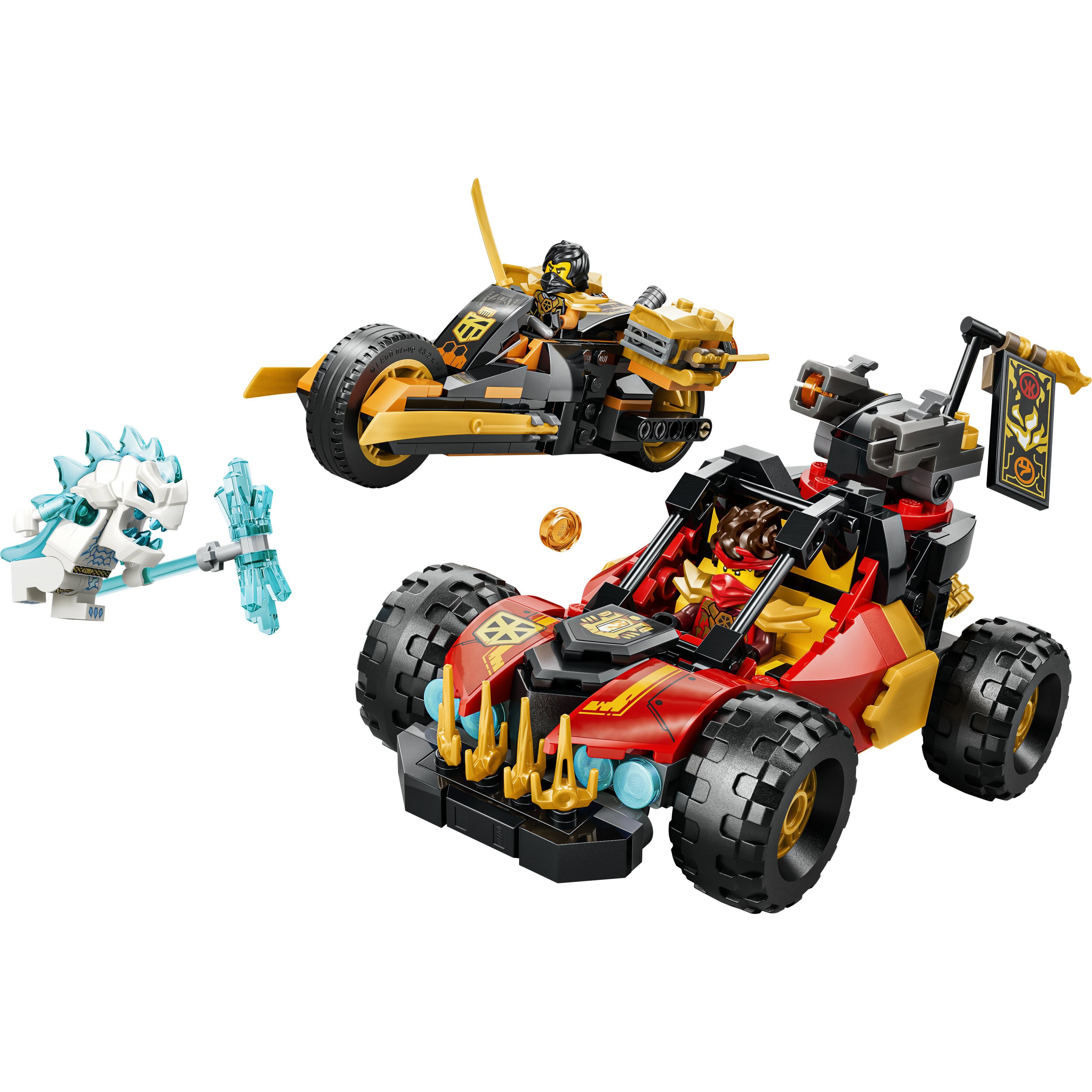 Voir la diapositive 2 : LEGO LEGO NINJAGO 71864 Véhicules Combinables de Kai et Cole - Jouet Voiture de Ninja dès 7 ans