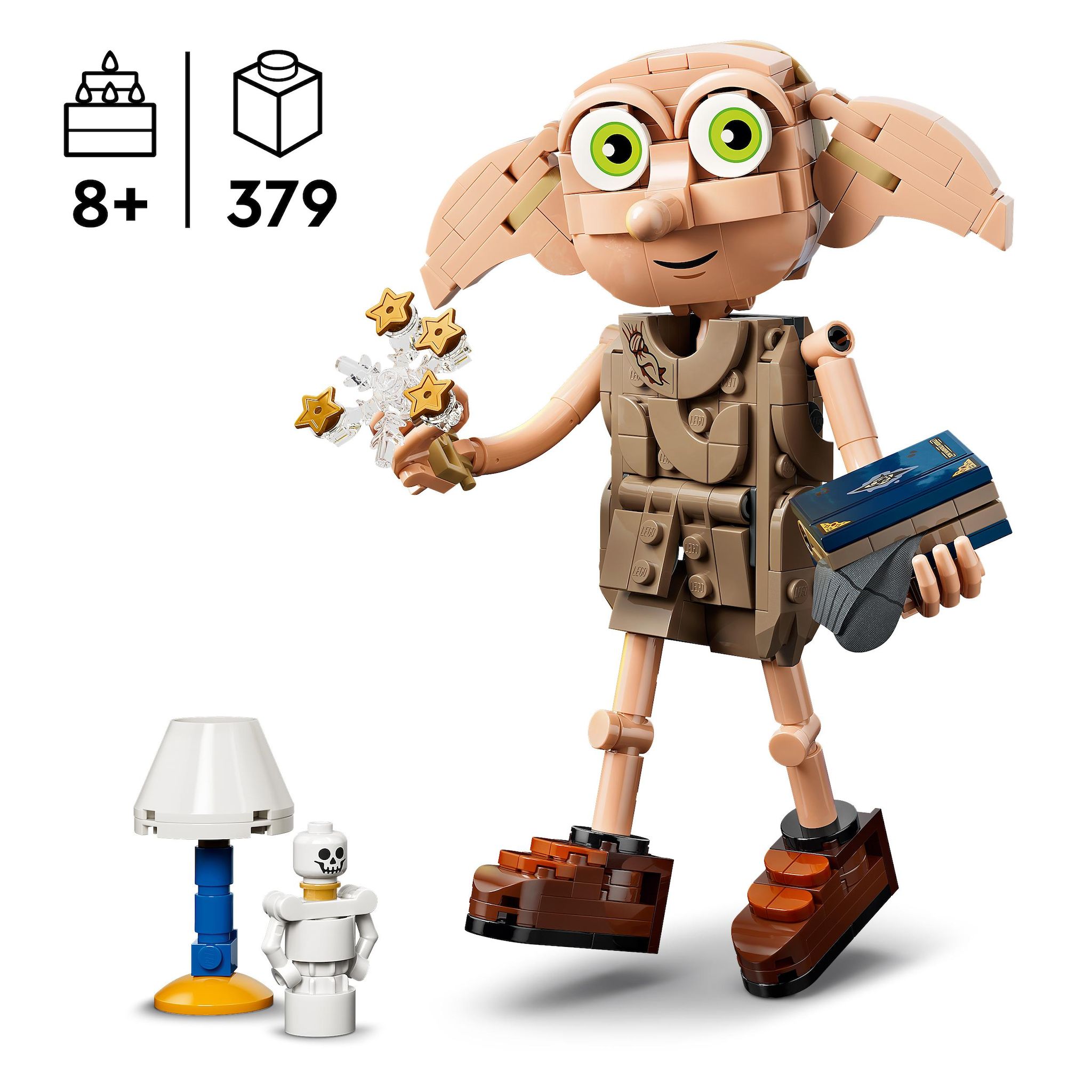 Voir la diapositive 3 : LEGO LEGO Harry Potter 76469 Dobby l’Elfe Libre - Jouet de Construction dès 8 ans - Décoration