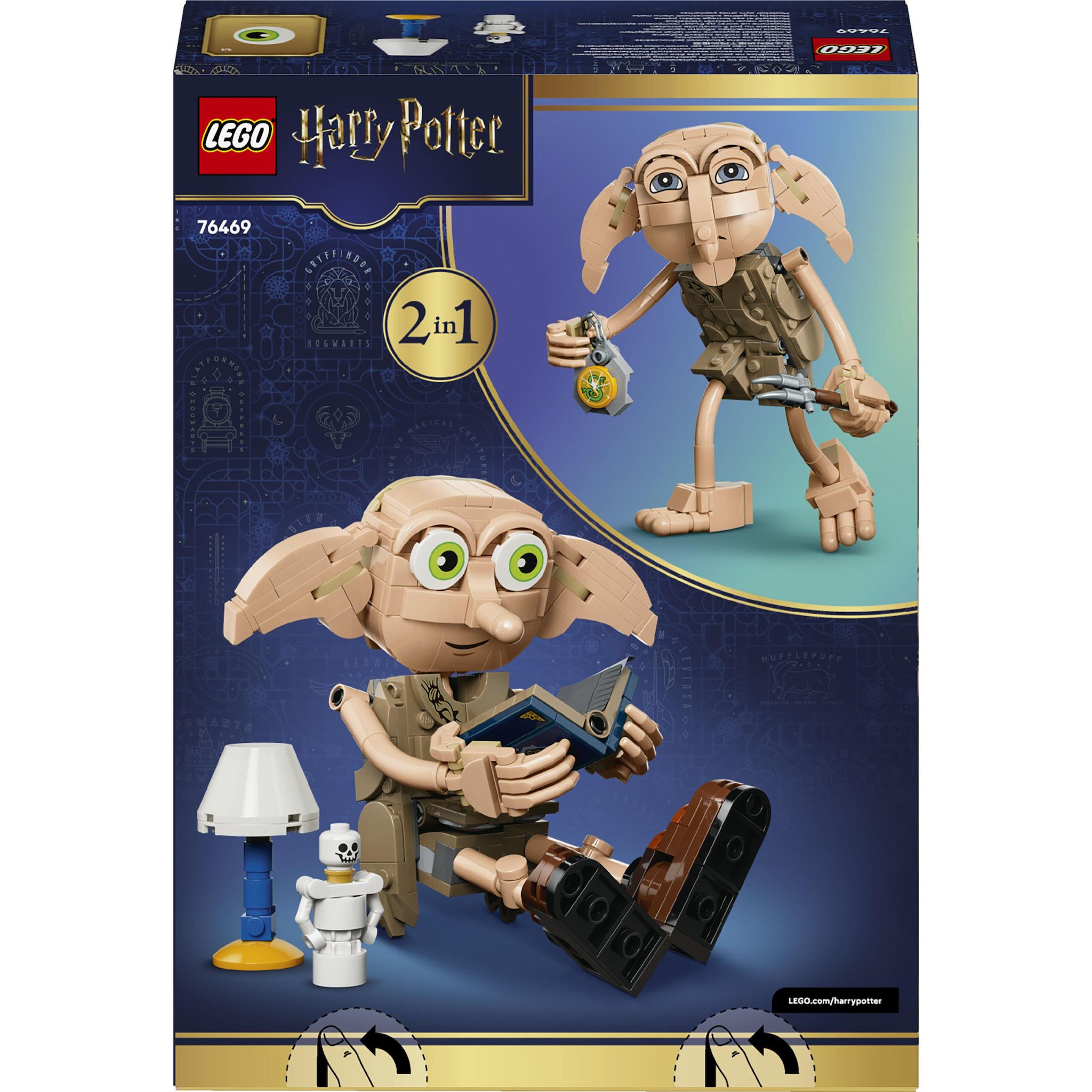 Voir la diapositive 7 : LEGO LEGO Harry Potter 76469 Dobby l’Elfe Libre - Jouet de Construction dès 8 ans - Décoration