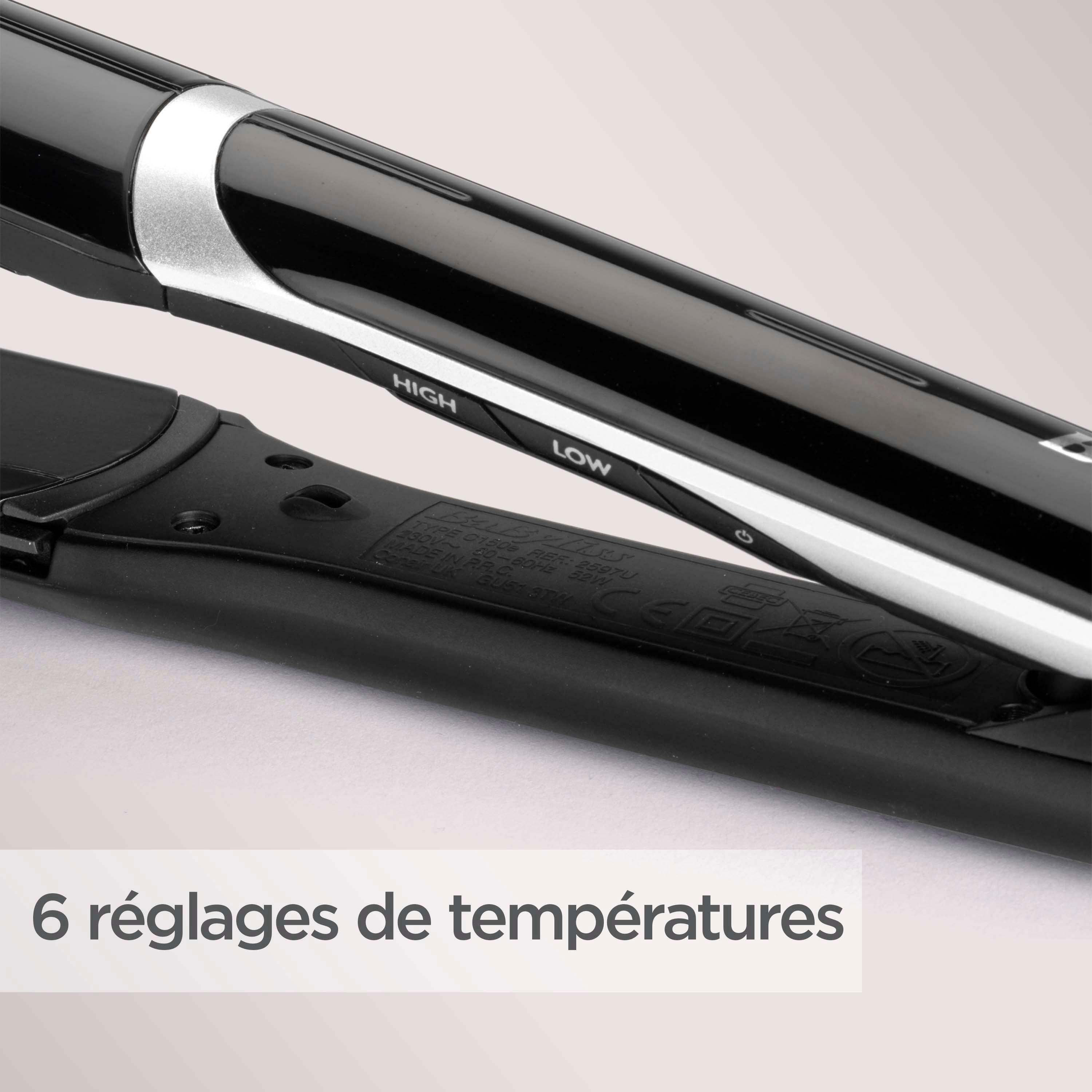 Voir la diapositive 3 : BABYLISS Lisseur ST397E - Noir