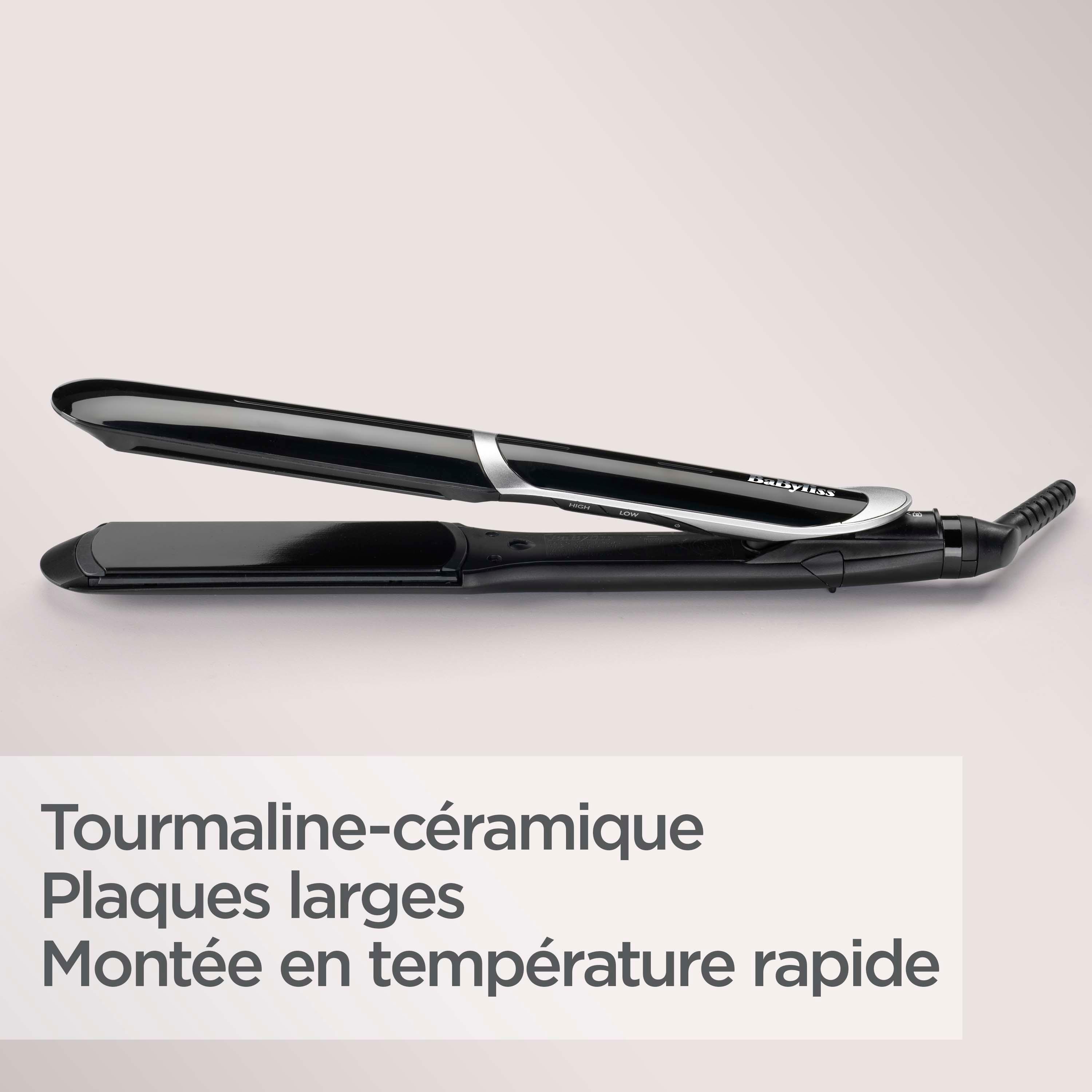 Voir la diapositive 7 : BABYLISS Lisseur ST397E - Noir