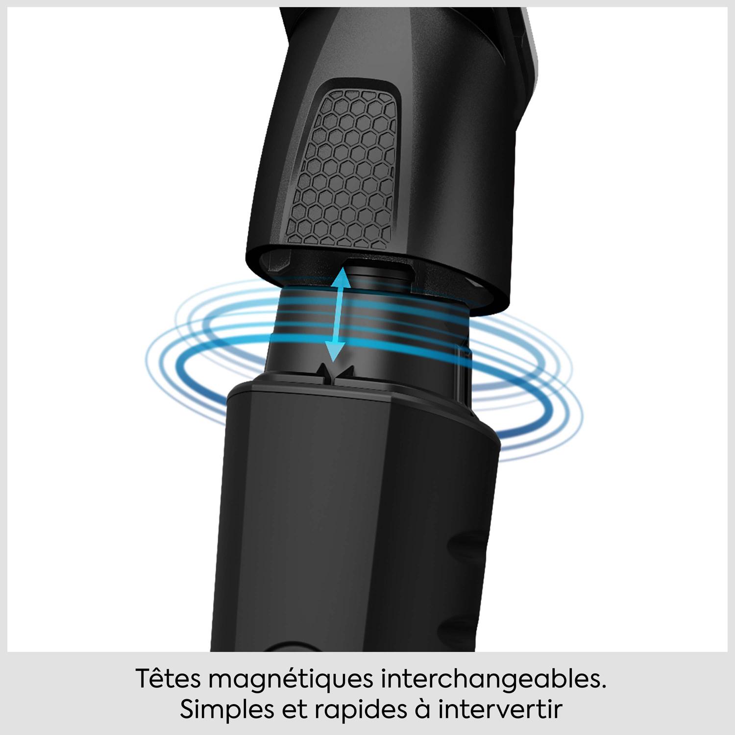 Voir la diapositive 2 : BABYLISS Tondeuse multi MT814E - Noir