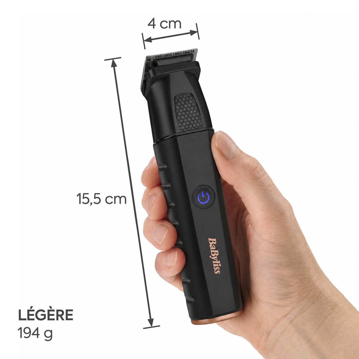 Voir la diapositive 6 : BABYLISS Tondeuse multi MT814E - Noir