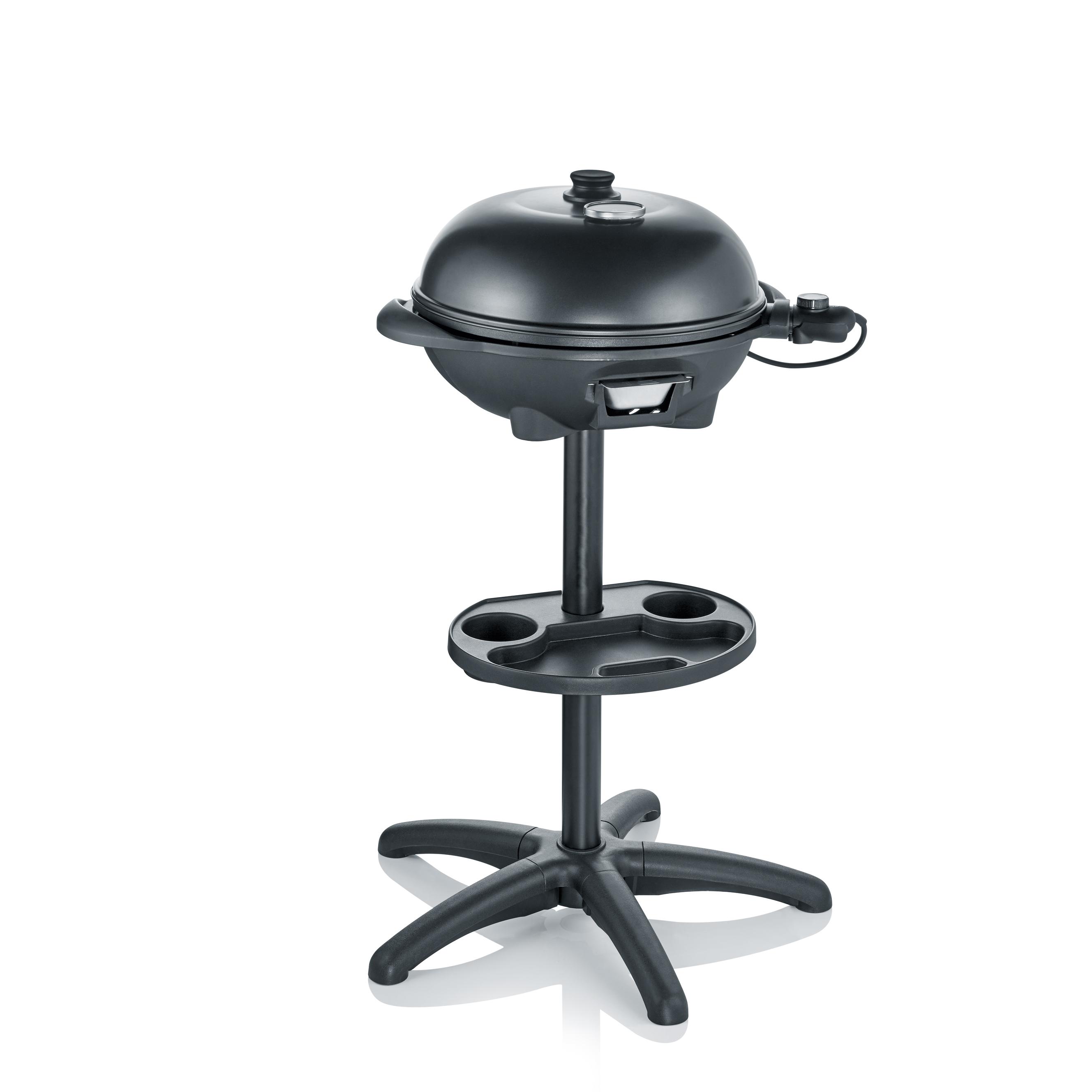 Voir la diapositive 2 : SEVERIN Barbecue sur pieds PG8541 - Noir