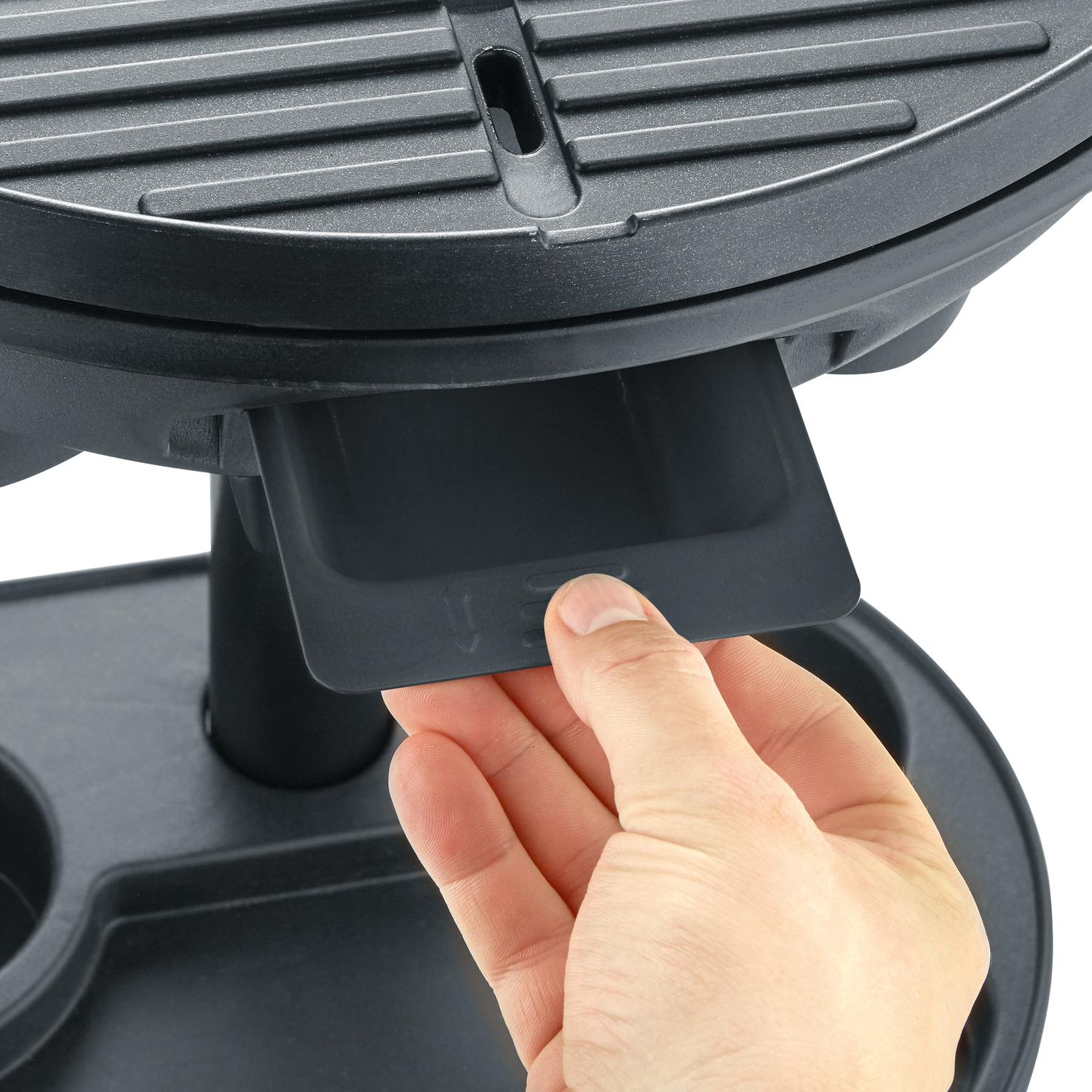 Voir la diapositive 4 : SEVERIN Barbecue sur pieds PG8541 - Noir