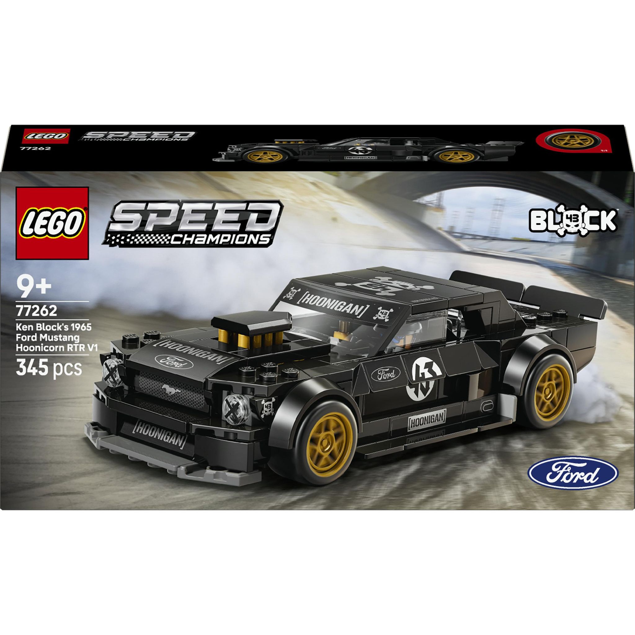 LEGO Speed Champions 77262 - Ford Mustang Hoonicorn V1 de 1965 Ken Block