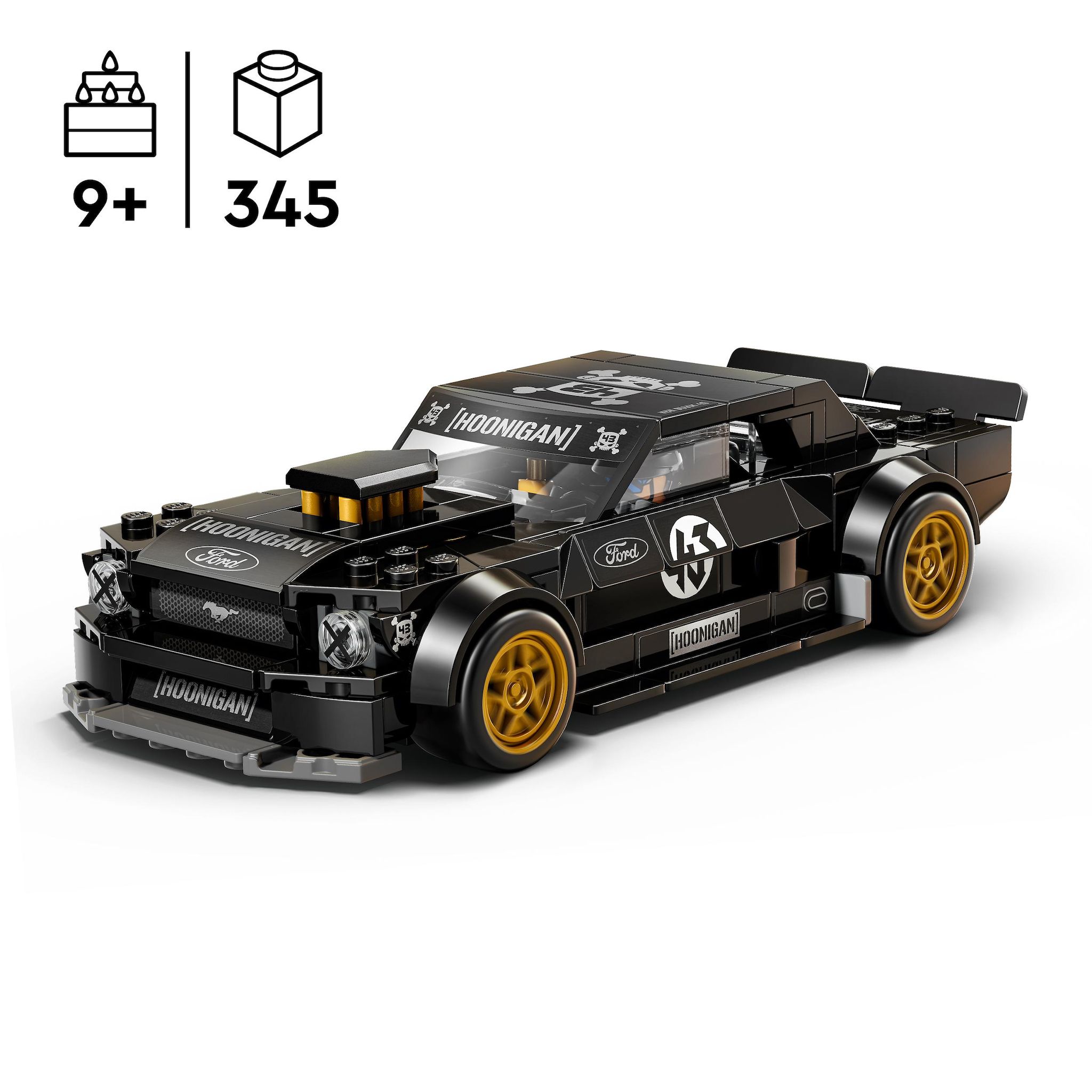 Voir la diapositive 2 : LEGO Speed Champions 77262 - Ford Mustang Hoonicorn V1 de 1965 Ken Block