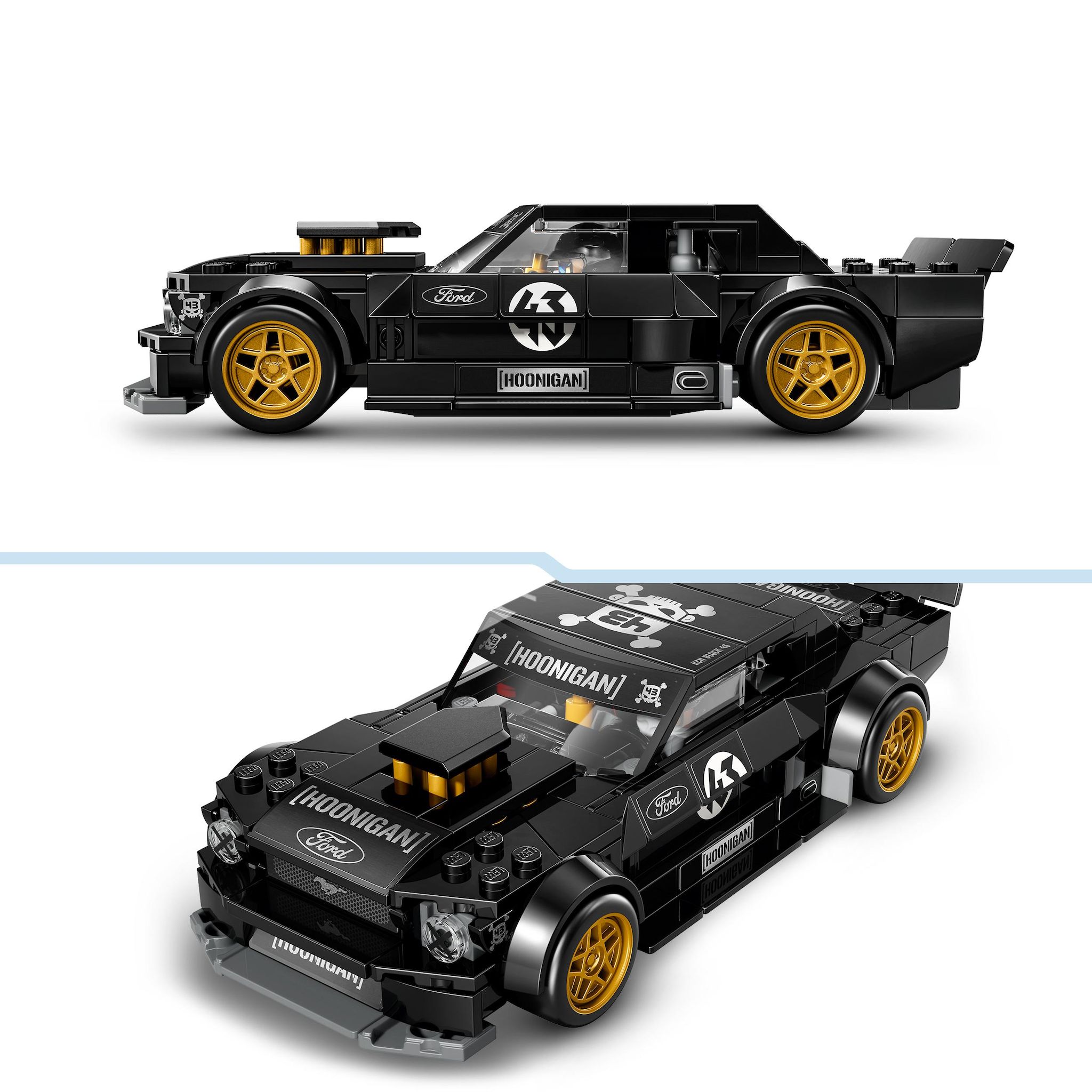 Voir la diapositive 3 : LEGO Speed Champions 77262 - Ford Mustang Hoonicorn V1 de 1965 Ken Block