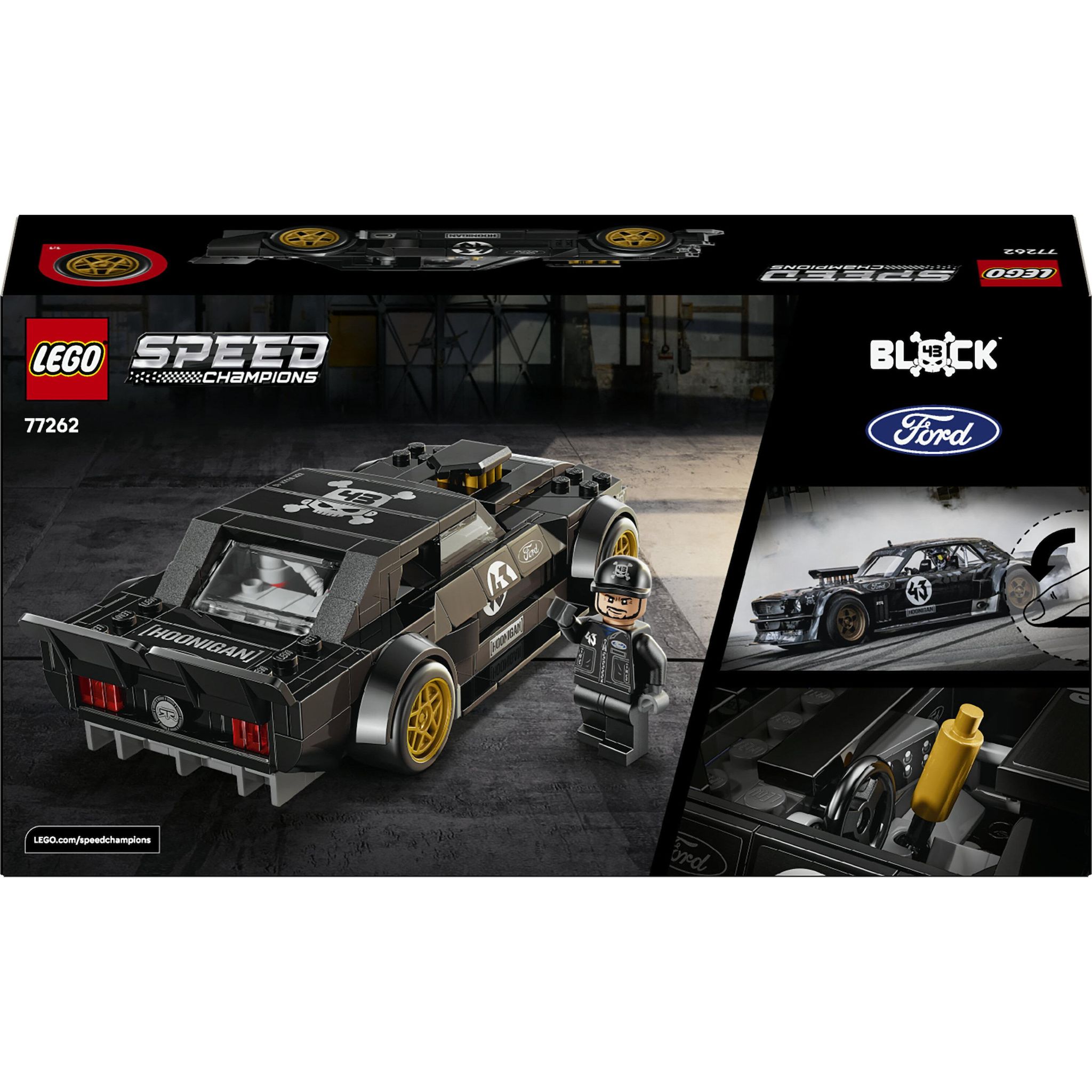 Voir la diapositive 5 : LEGO Speed Champions 77262 - Ford Mustang Hoonicorn V1 de 1965 Ken Block
