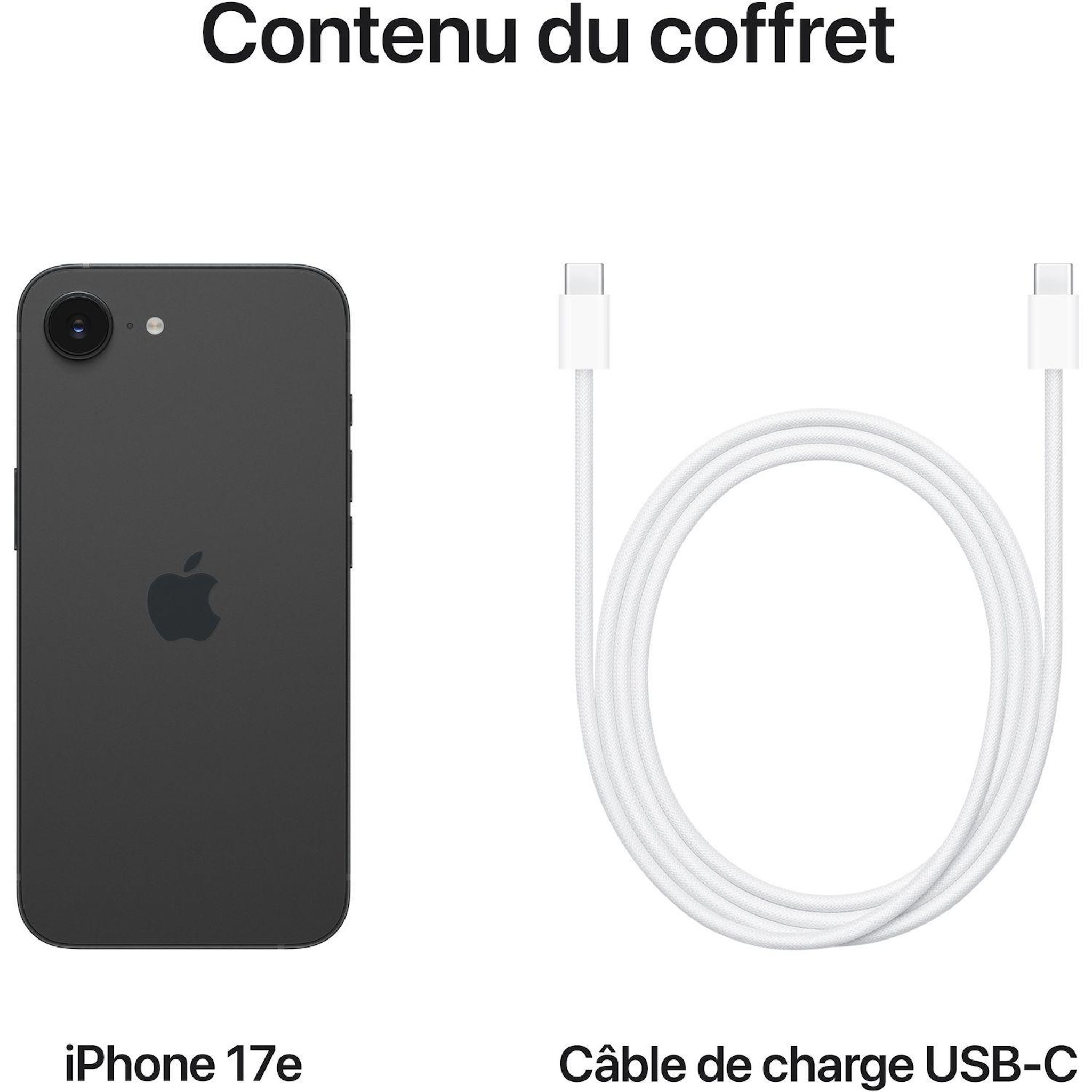 Voir la diapositive 7 : APPLE iPhone 17e 512Go - Noir
