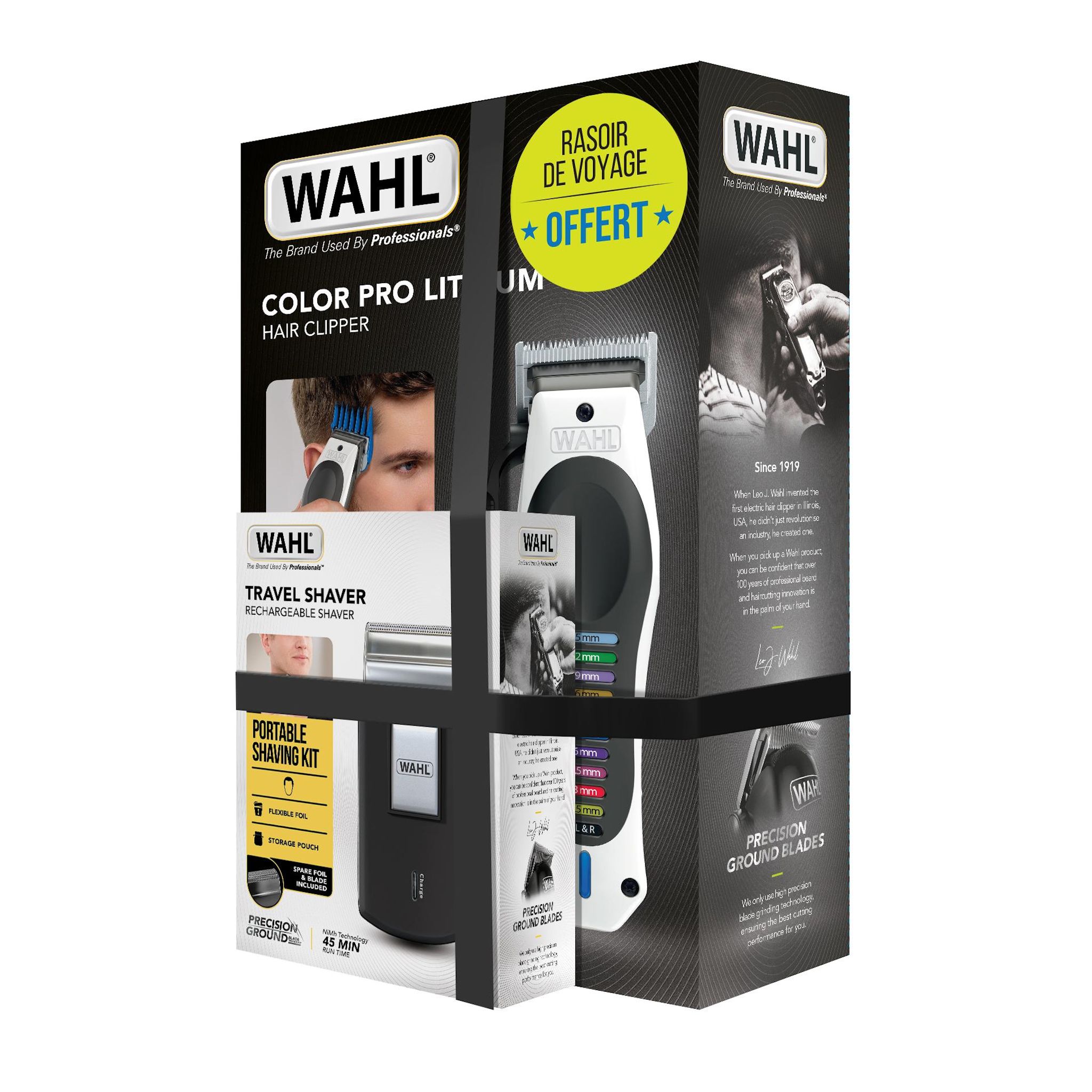 WAHL Lot tondeuse cheveux + rasoir
