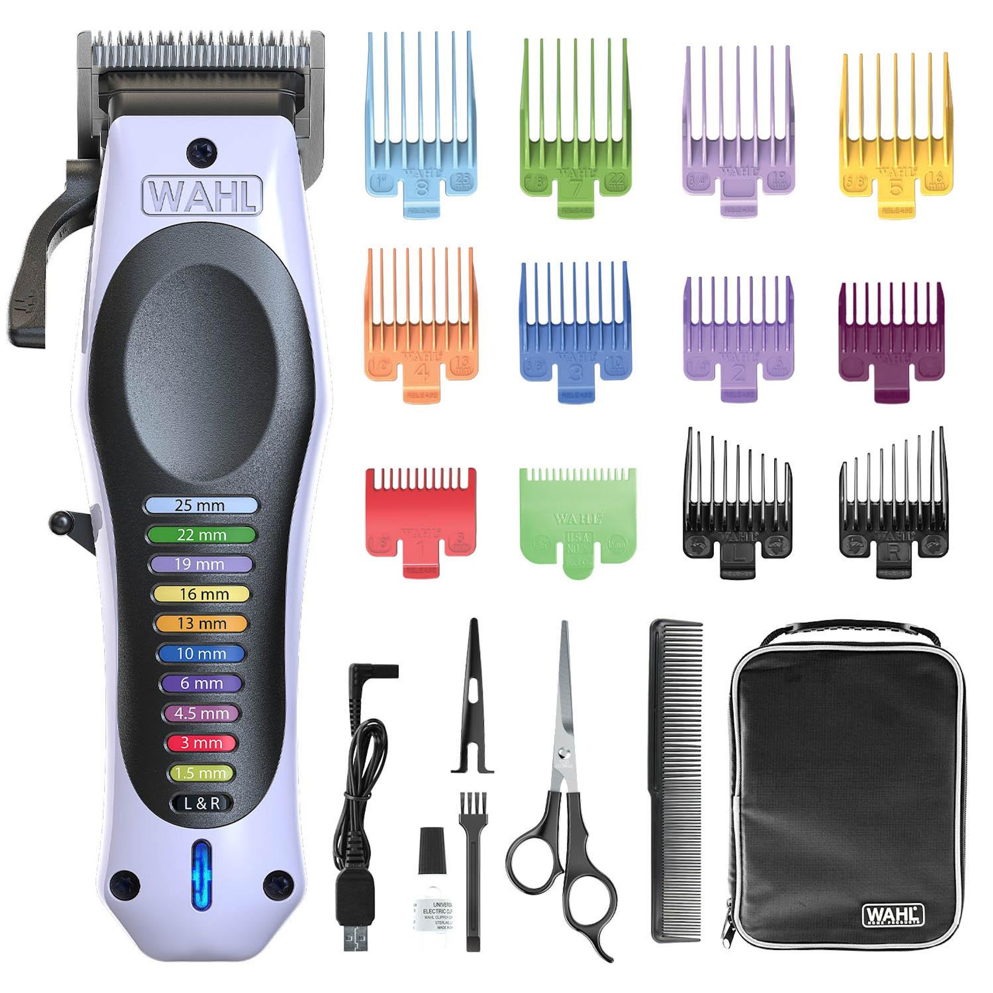 Voir la diapositive 5 : WAHL Lot tondeuse cheveux + rasoir