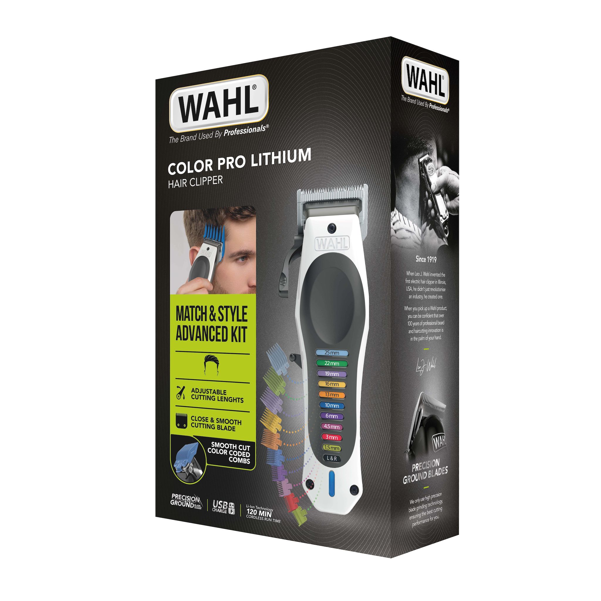 Voir la diapositive 6 : WAHL Lot tondeuse cheveux + rasoir