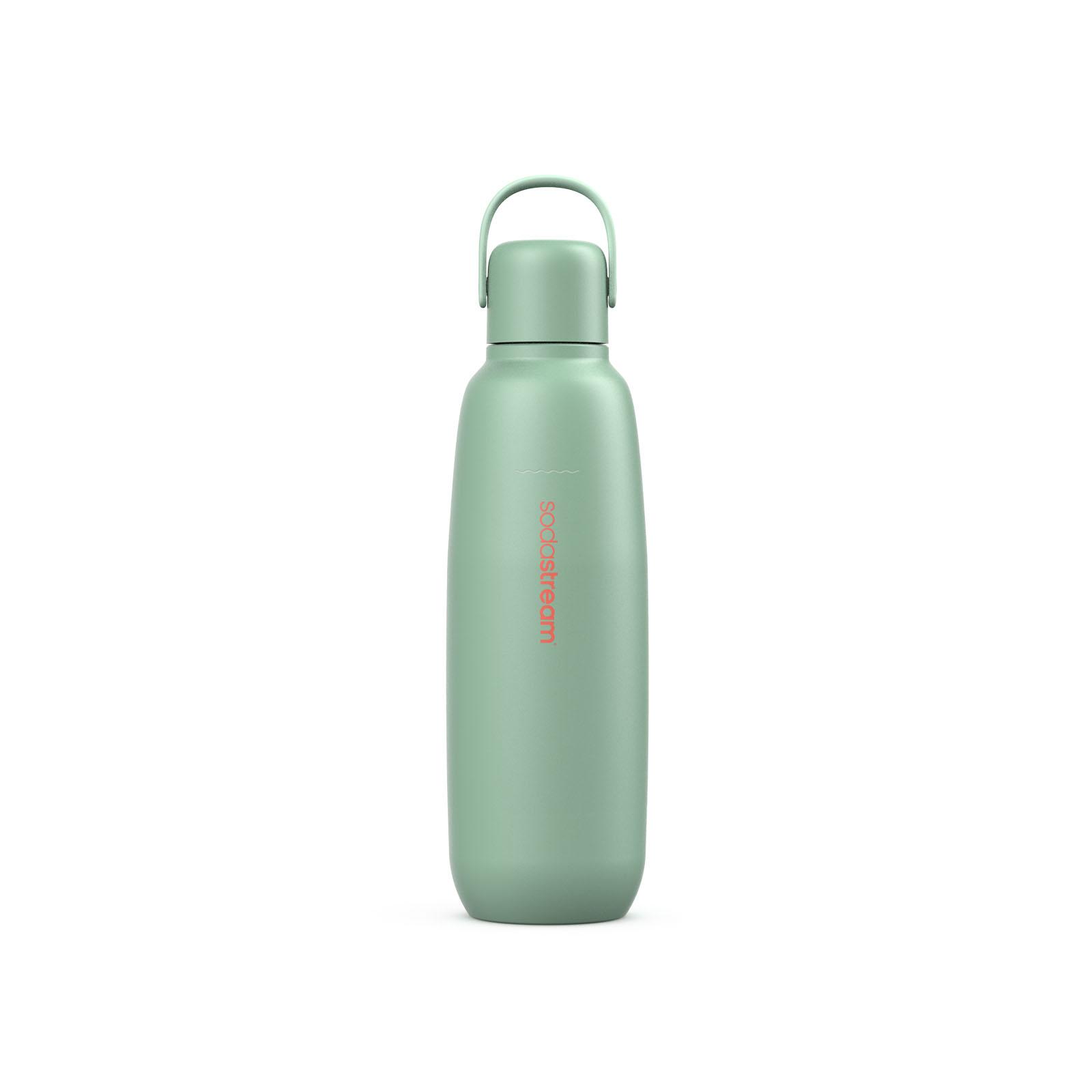 SODASTREAM Gourde isotherme et gazéifiable 0.9 L - Vert menthe