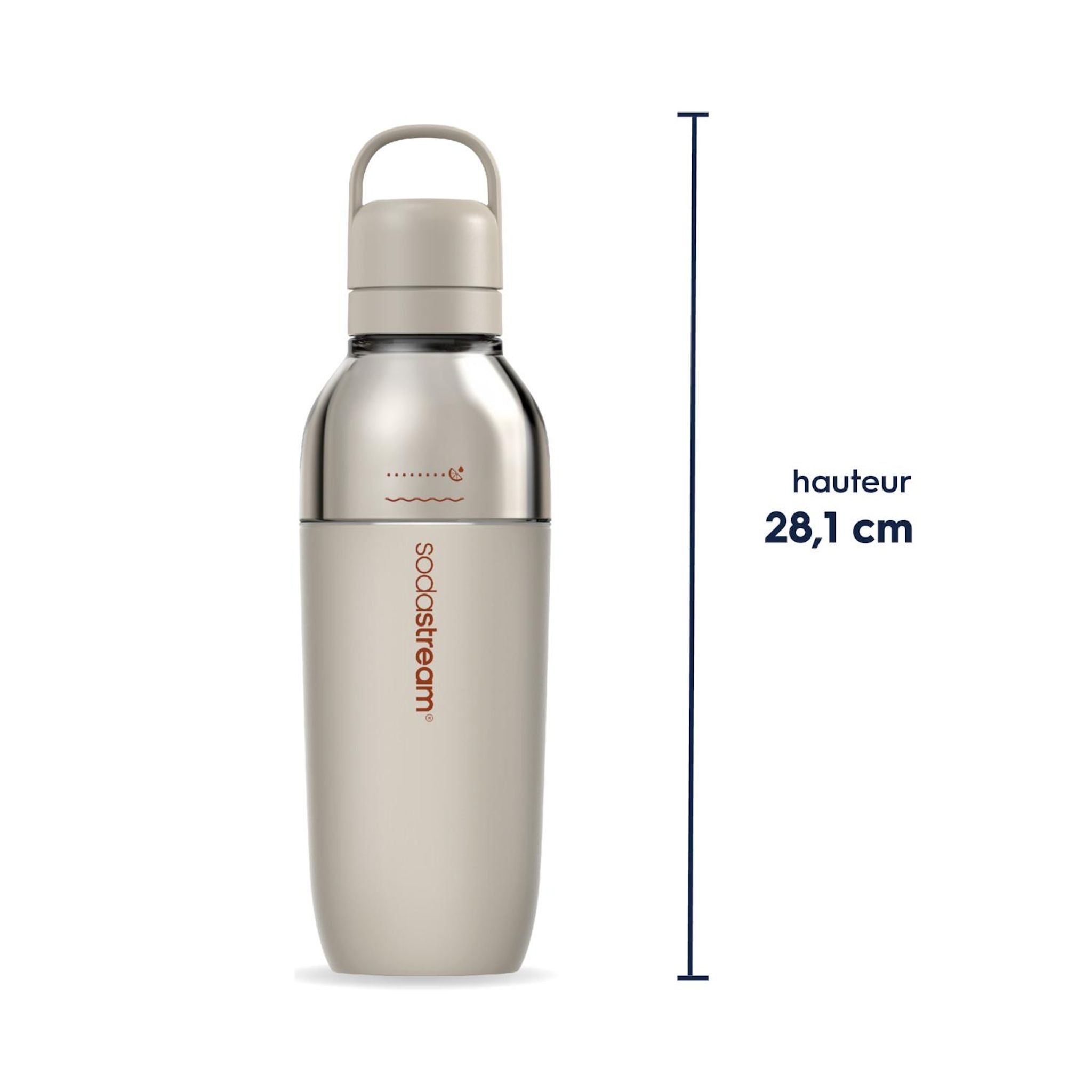 Voir la diapositive 9 : SODASTREAM Gourde isotherme et gazéifiable 0.7 L - Sable