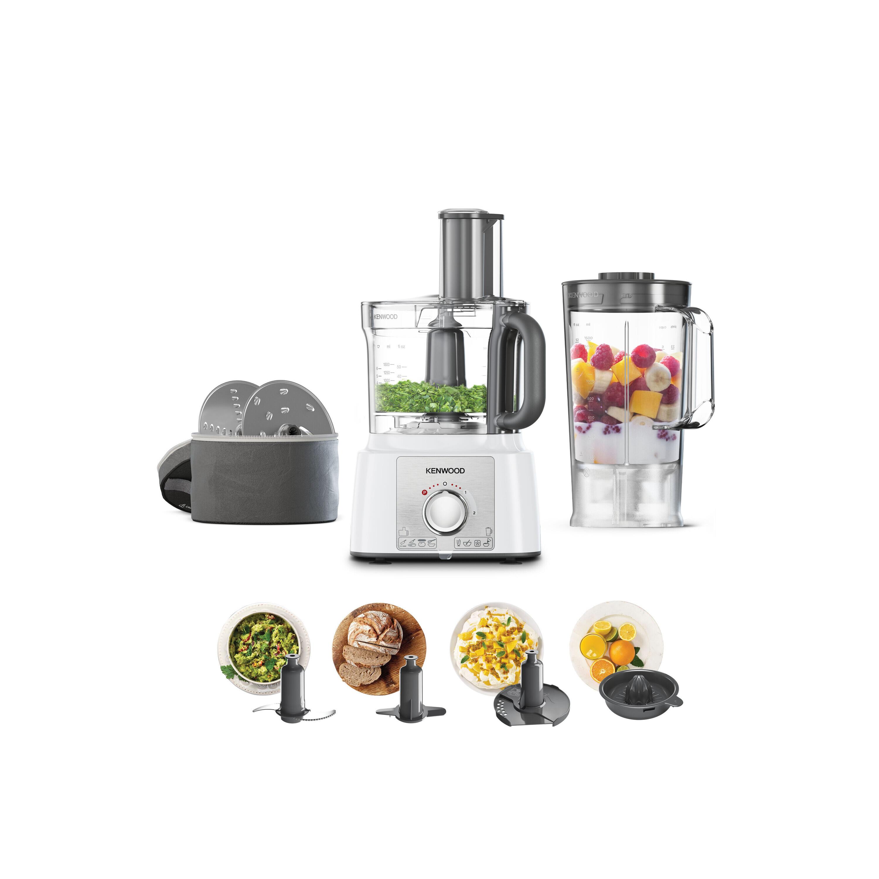 Voir la diapositive 2 : KENWOOD Robot multifonction FDP65450WH - Blanc