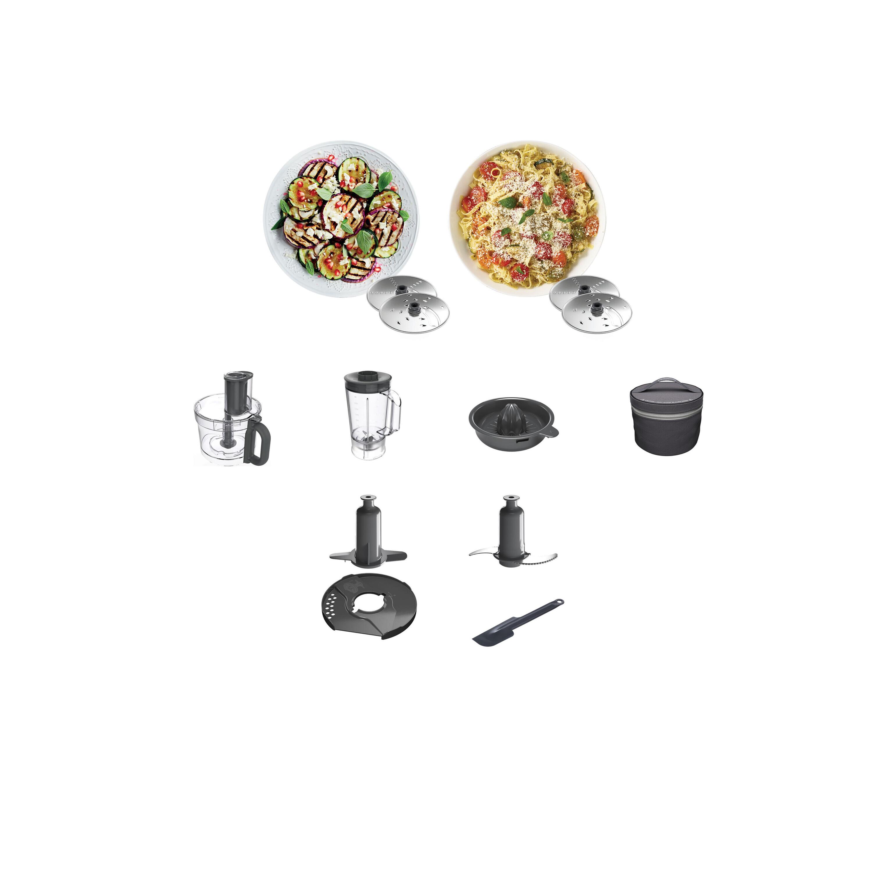 Voir la diapositive 3 : KENWOOD Robot multifonction FDP65450WH - Blanc