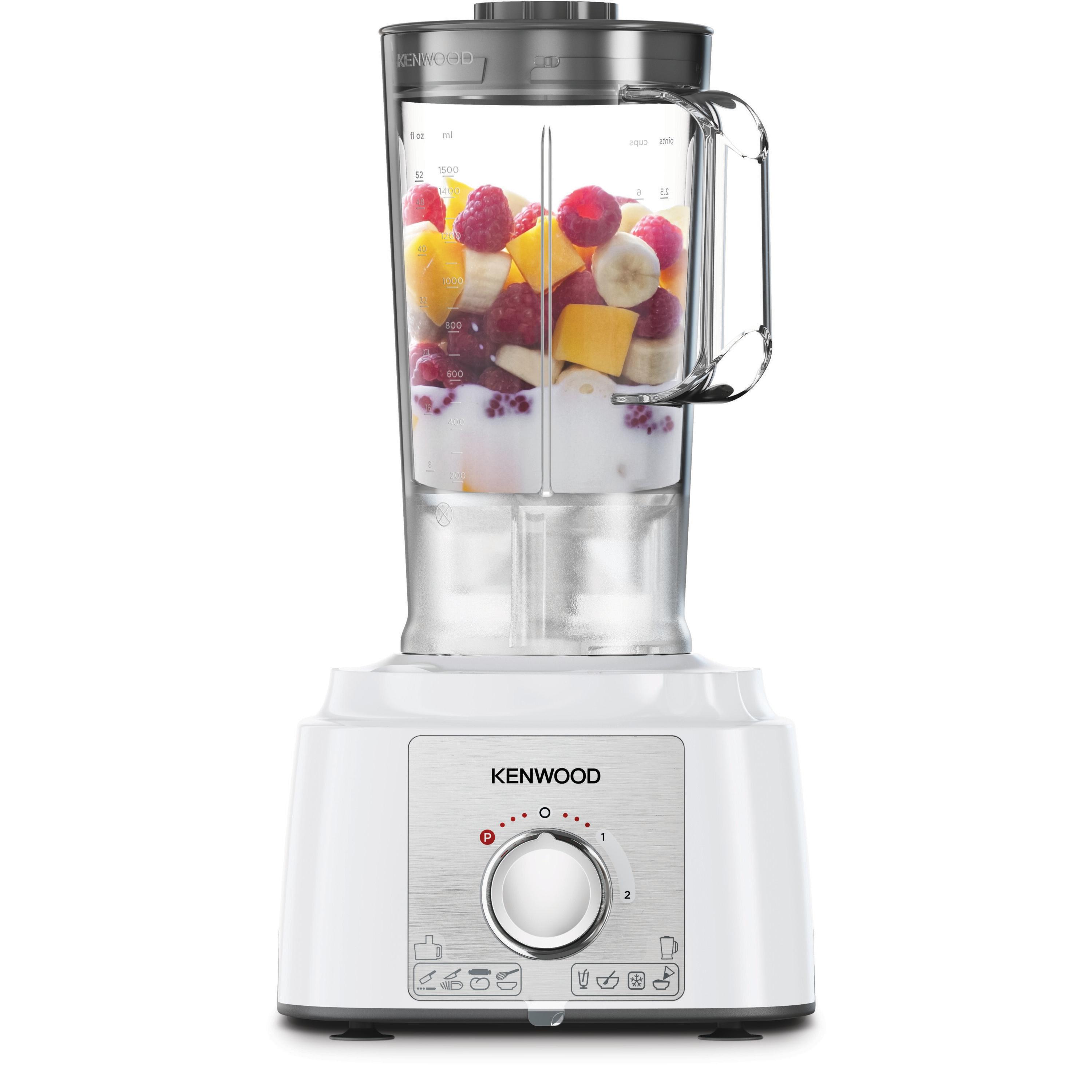 Voir la diapositive 5 : KENWOOD Robot multifonction FDP65450WH - Blanc