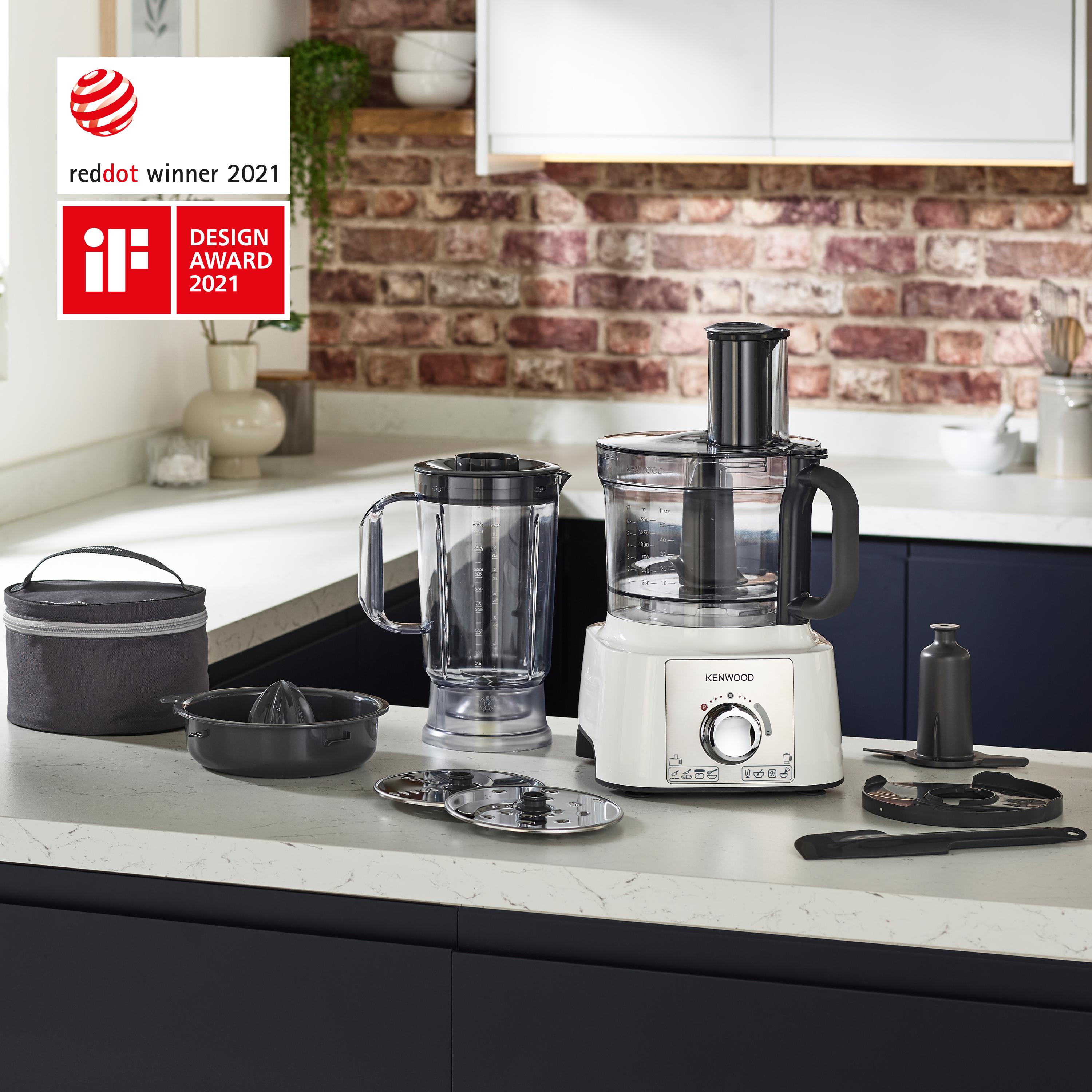 Voir la diapositive 8 : KENWOOD Robot multifonction FDP65450WH - Blanc