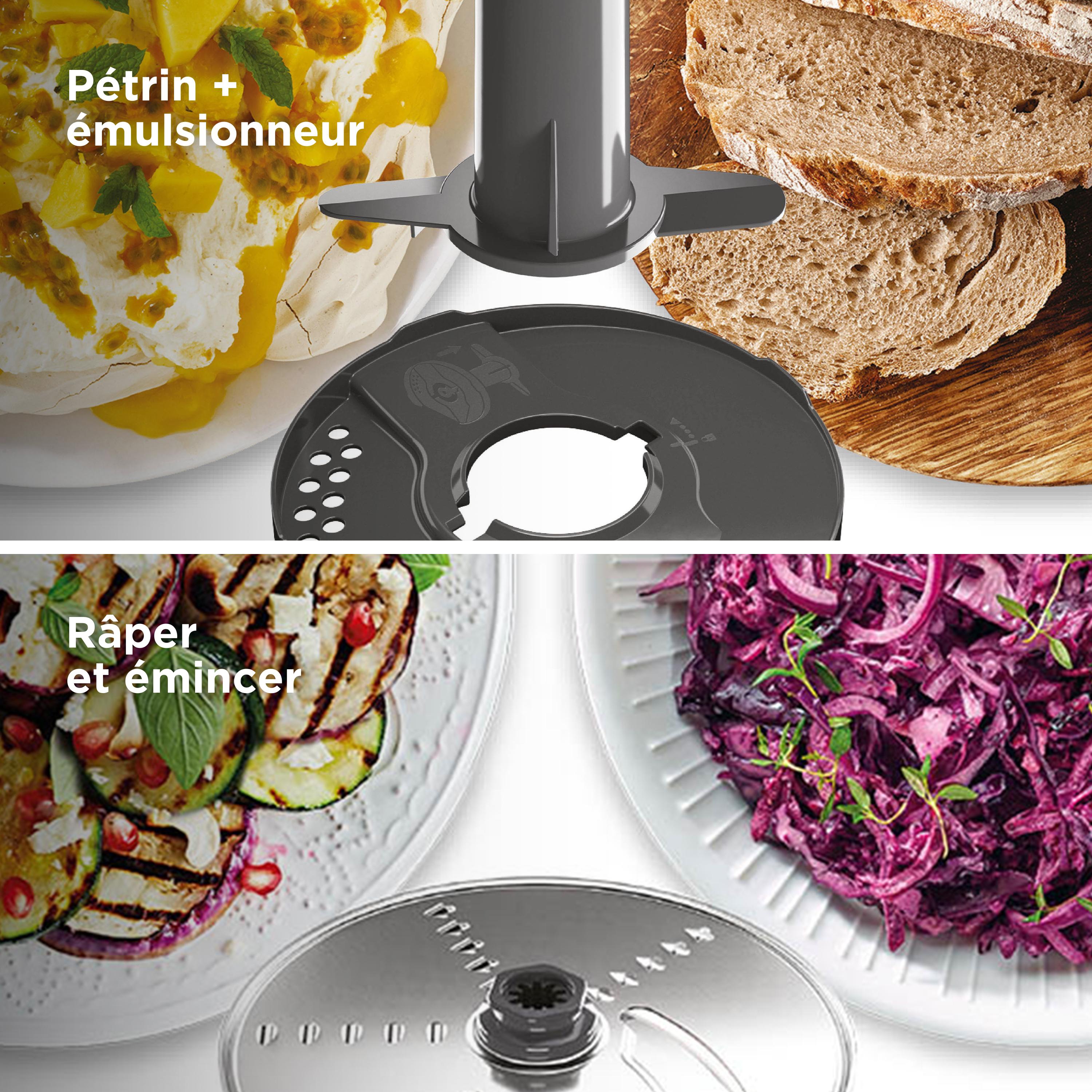 Voir la diapositive 10 : KENWOOD Robot multifonction FDP65450WH - Blanc