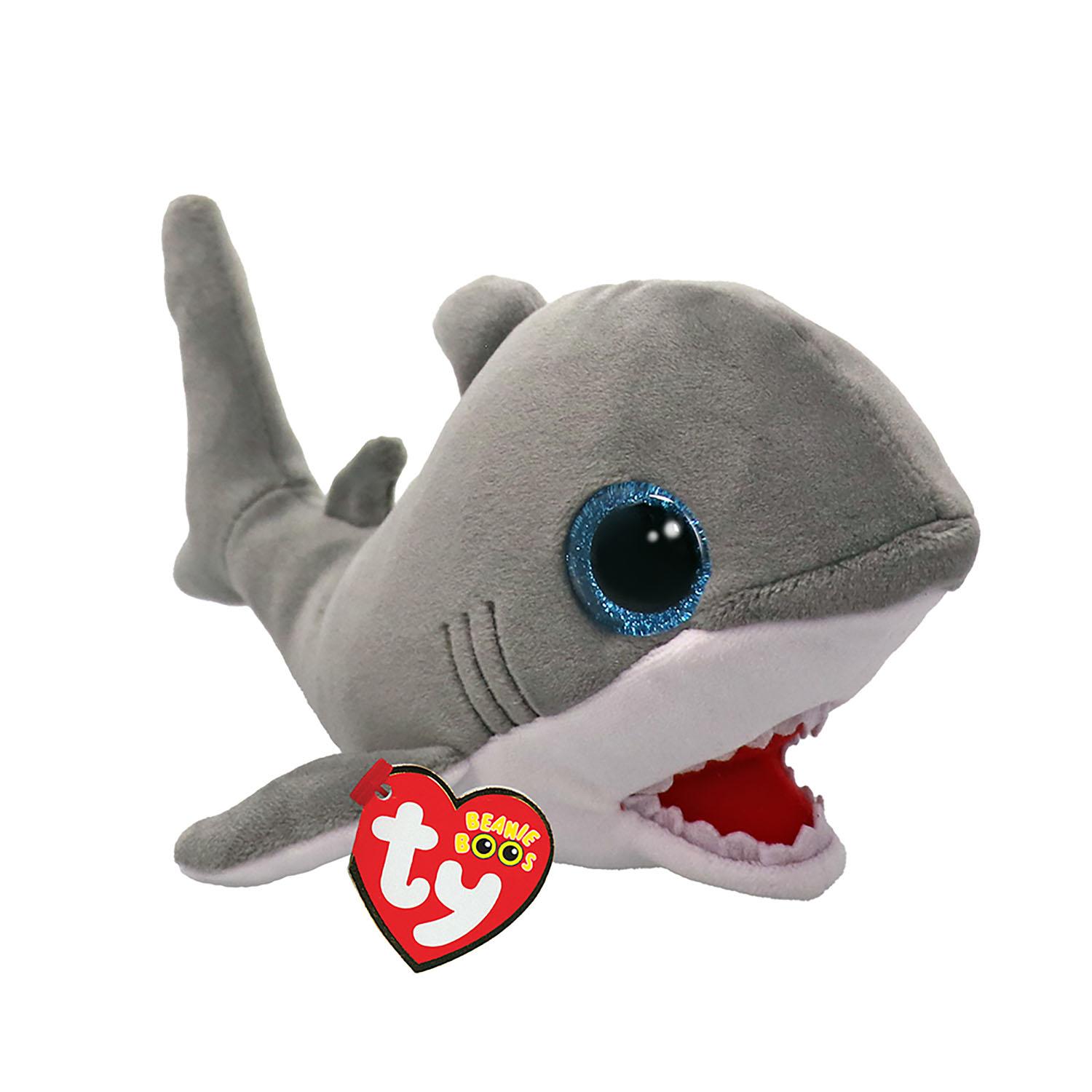 TY Peluche Finnegan le Requin Beanie Boos S