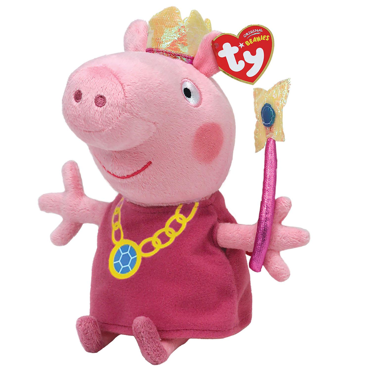 TY Peluche Peppa Pig Princesse Peppa S