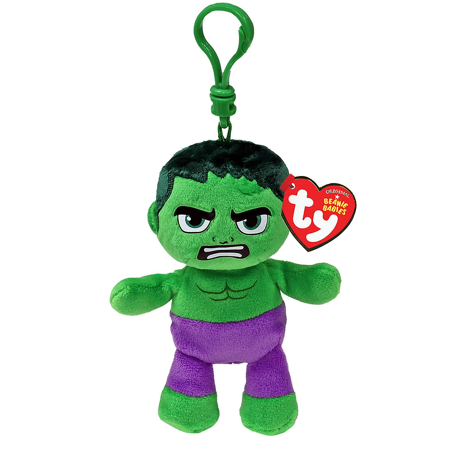 TY Peluche Porte Clés Hulk Marvel