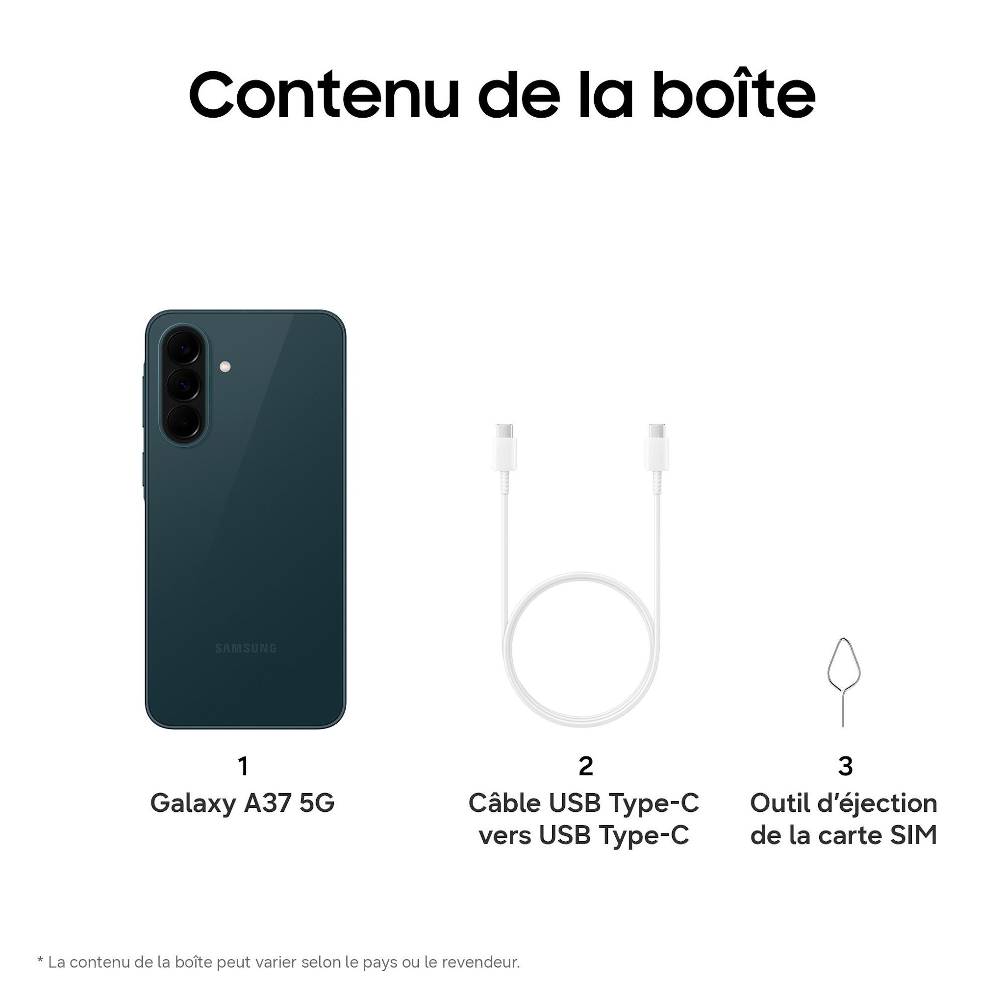 Voir la diapositive 13 : SAMSUNG Galaxy A37 5G 128Go - Vert Foncé