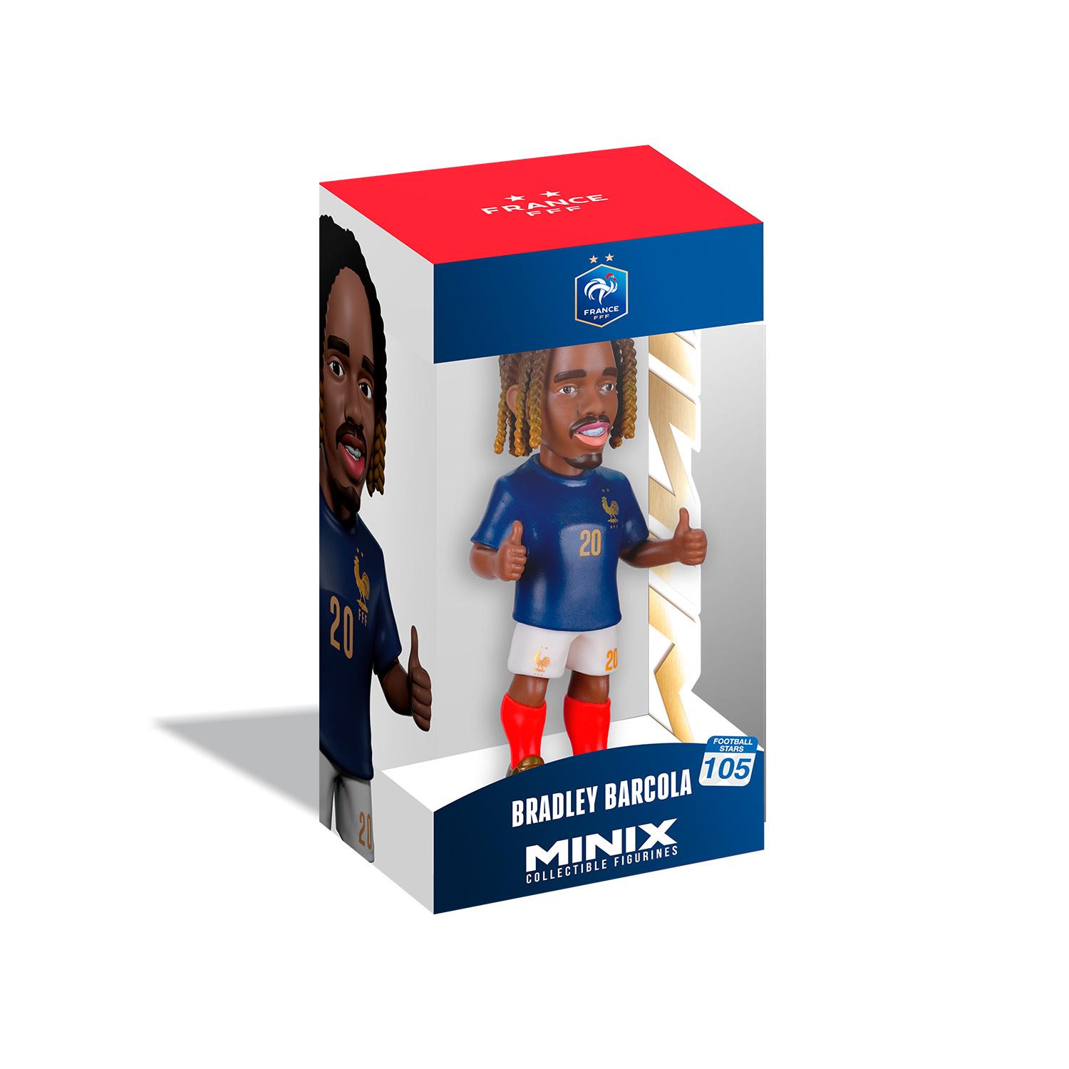 Voir la diapositive 3 : MINIX Figurine Minix Football Stars Coupe du Monde #105 France Barcola