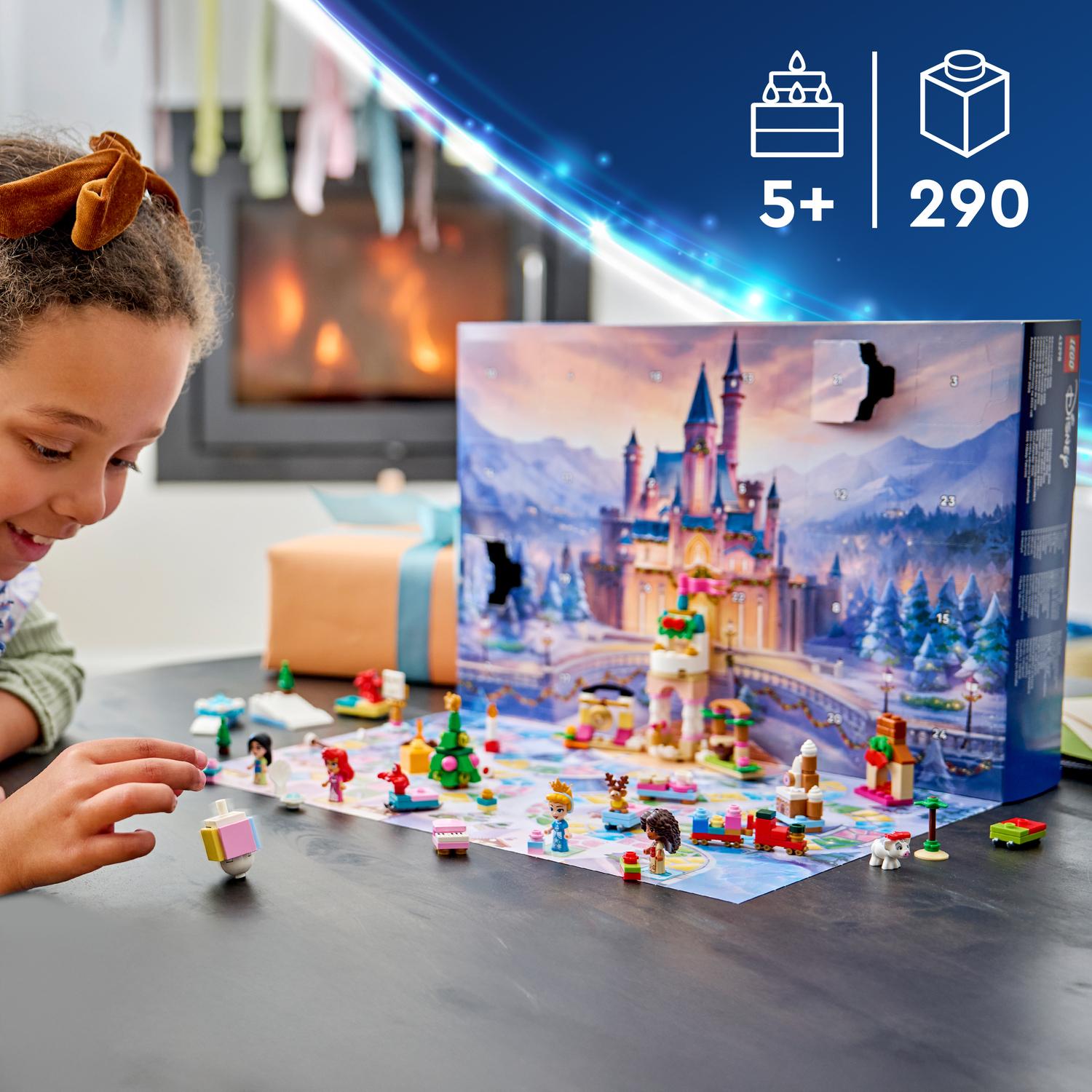 Voir la diapositive 3 : LEGO Disney Princess 43298 - Calendrier de l'avent 2026