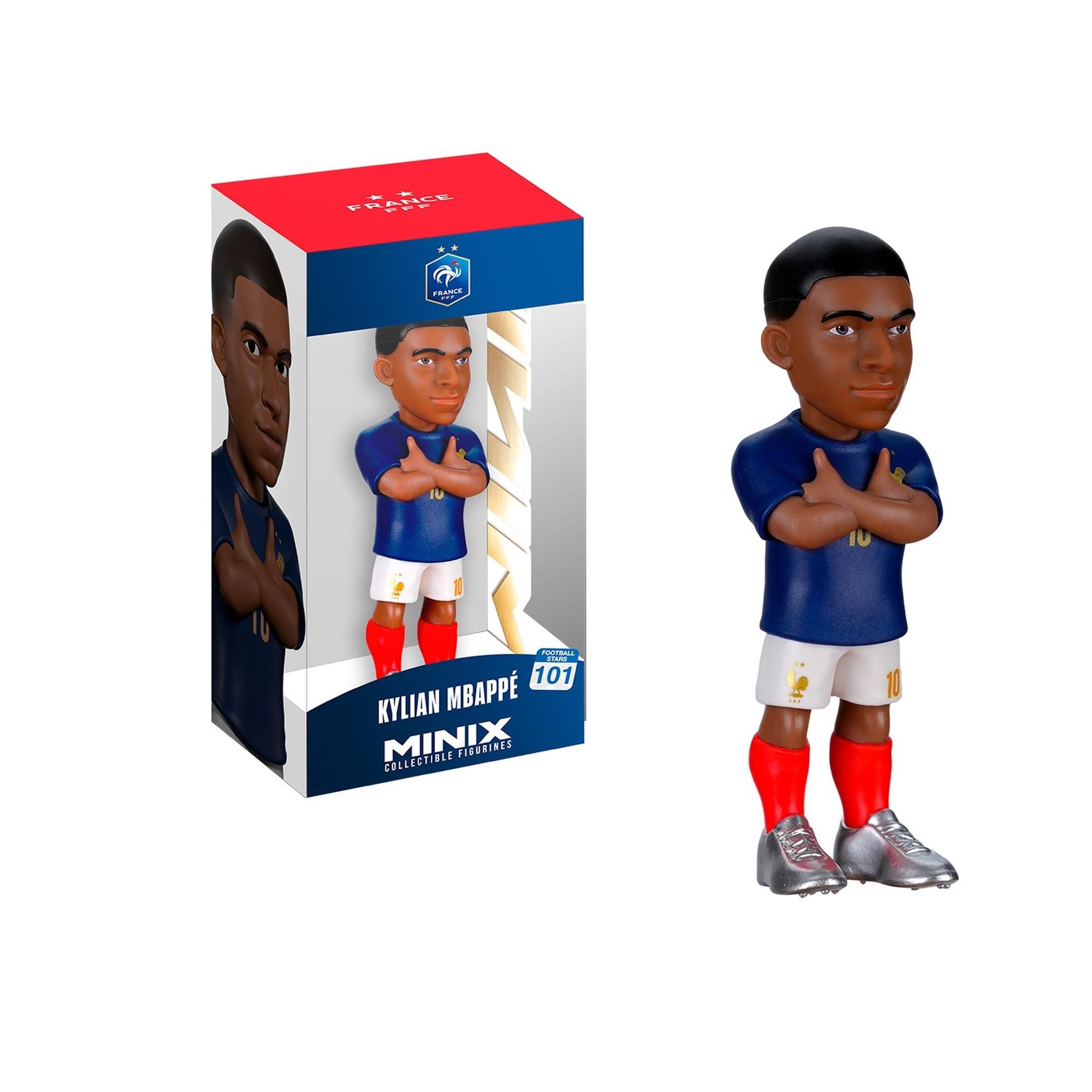 MINIX Figurine Minix Football Stars Coupe du Monde #101 France Mbappé