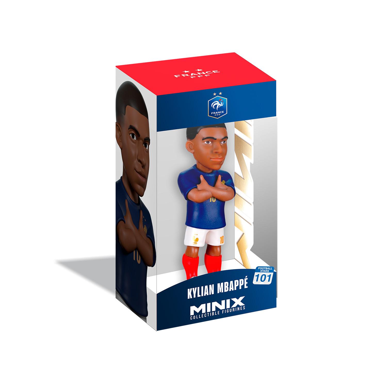 Voir la diapositive 3 : MINIX Figurine Minix Football Stars Coupe du Monde #101 France Mbappé