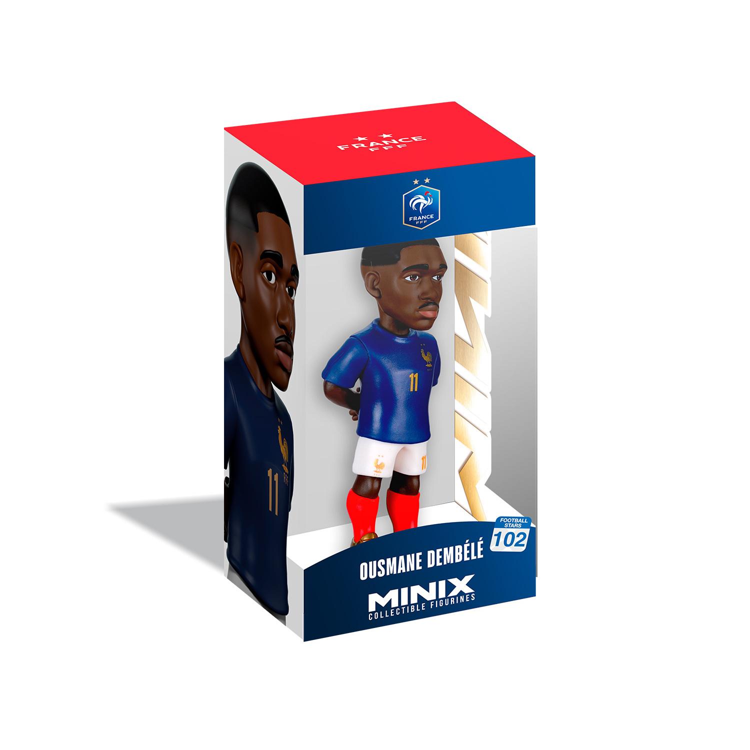 Voir la diapositive 3 : MINIX Figurine Minix Football Stars Coupe du Monde #102 France Dembélé