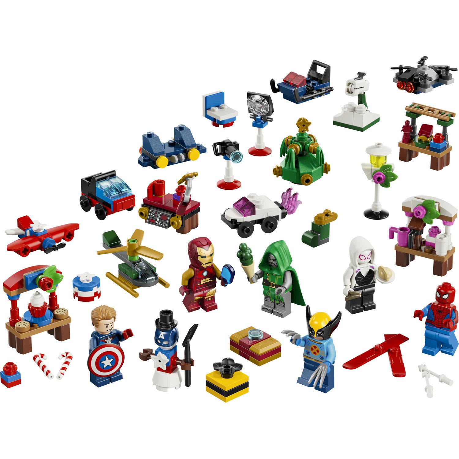 Voir la diapositive 2 : LEGO Marvel 76340 - Calendrier de l'avent 2026