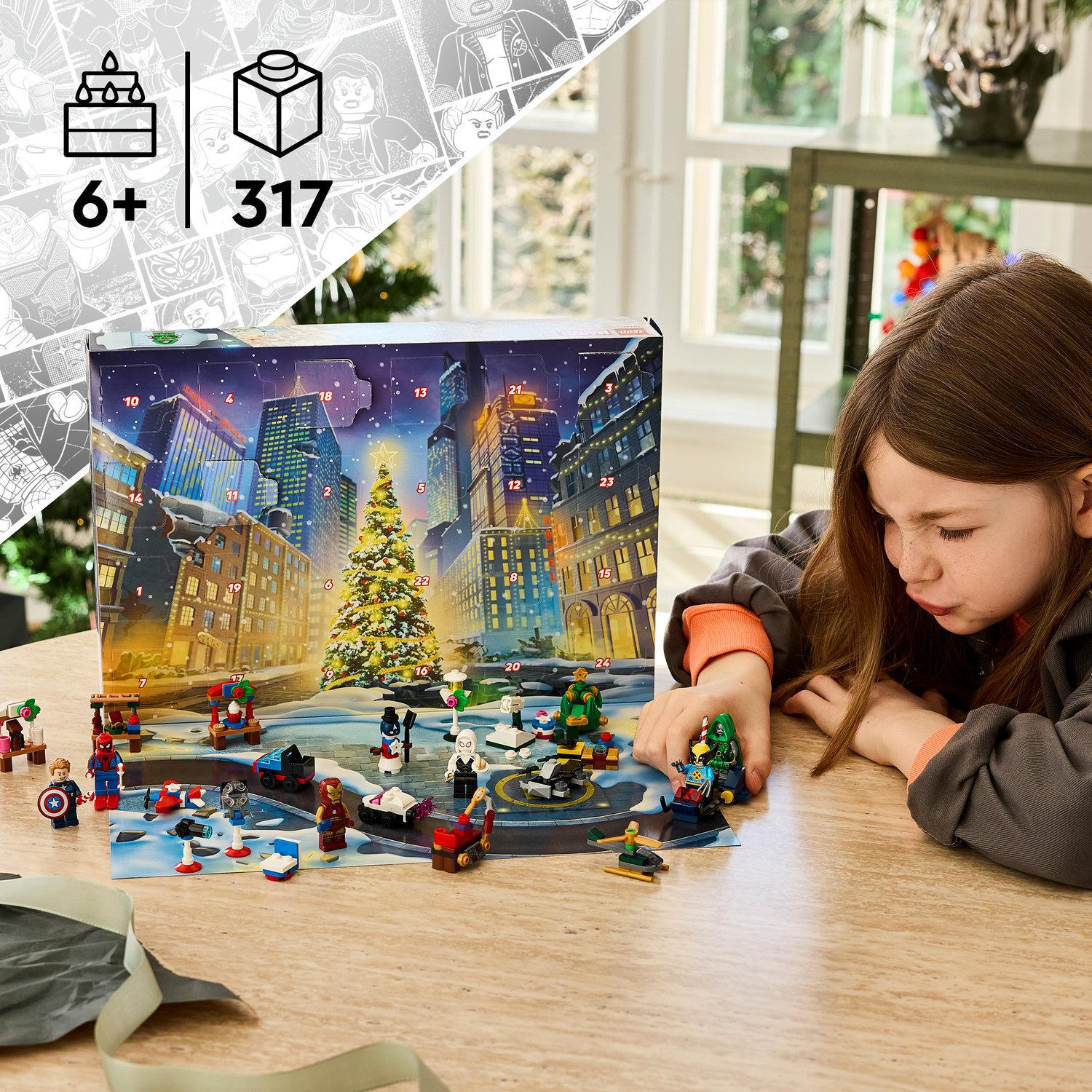 Voir la diapositive 3 : LEGO Marvel 76340 - Calendrier de l'avent 2026