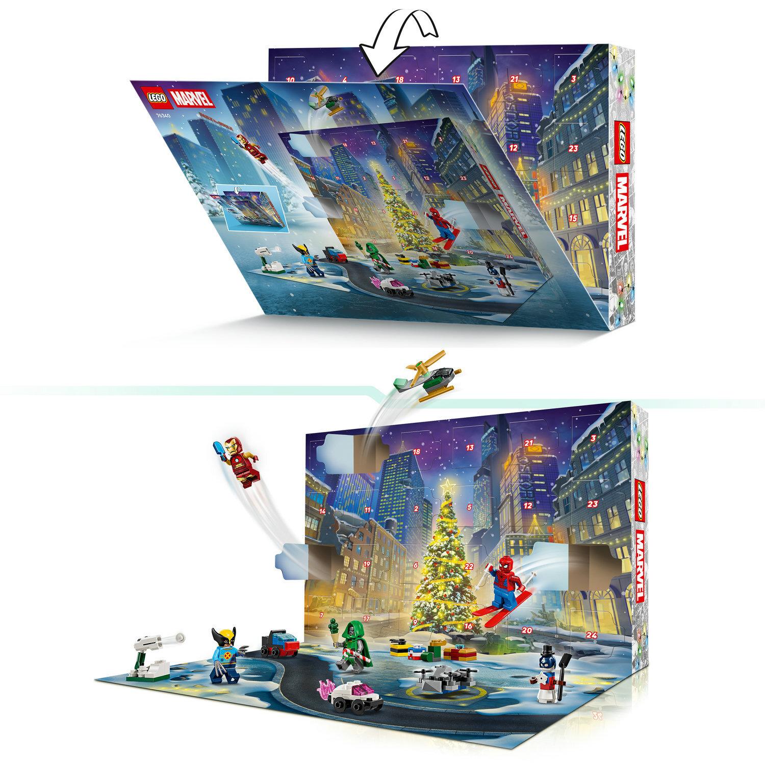 Voir la diapositive 4 : LEGO Marvel 76340 - Calendrier de l'avent 2026