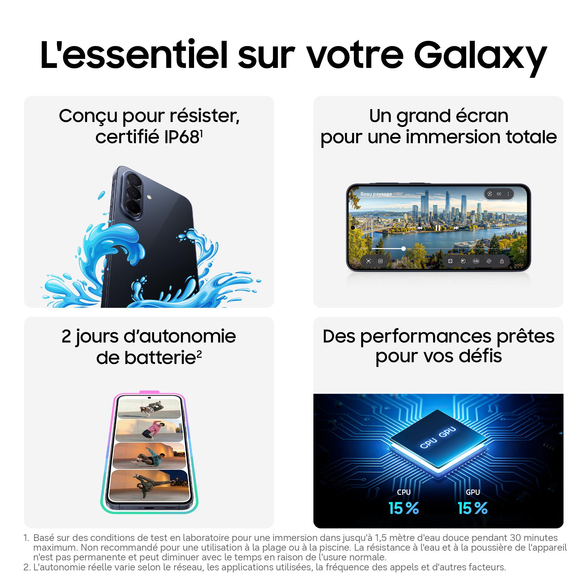 Voir la diapositive 6 : SAMSUNG Galaxy A57 5G 128Go - Lavande