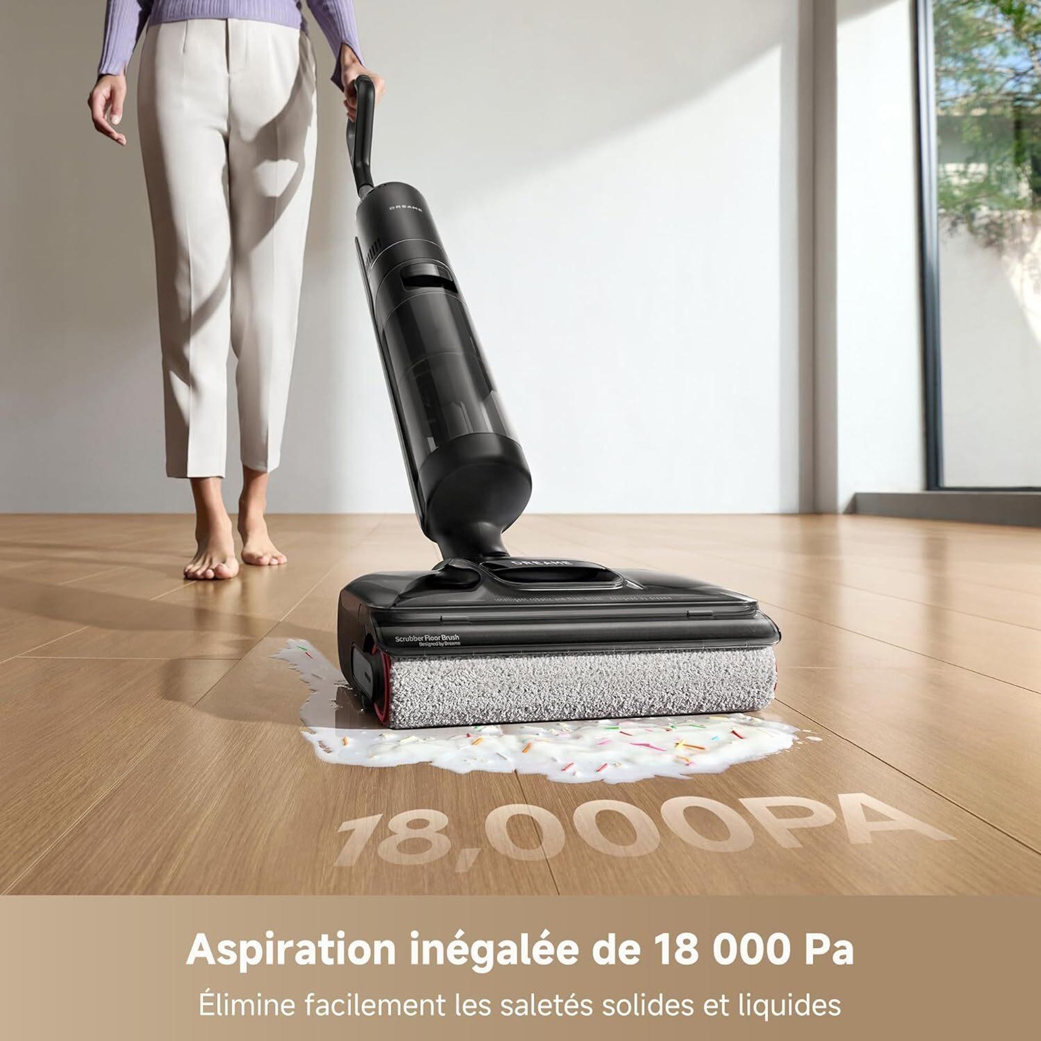 Voir la diapositive 6 : DREAME Aspirateur balai laveur H12PRO FLEXREACH - Noir