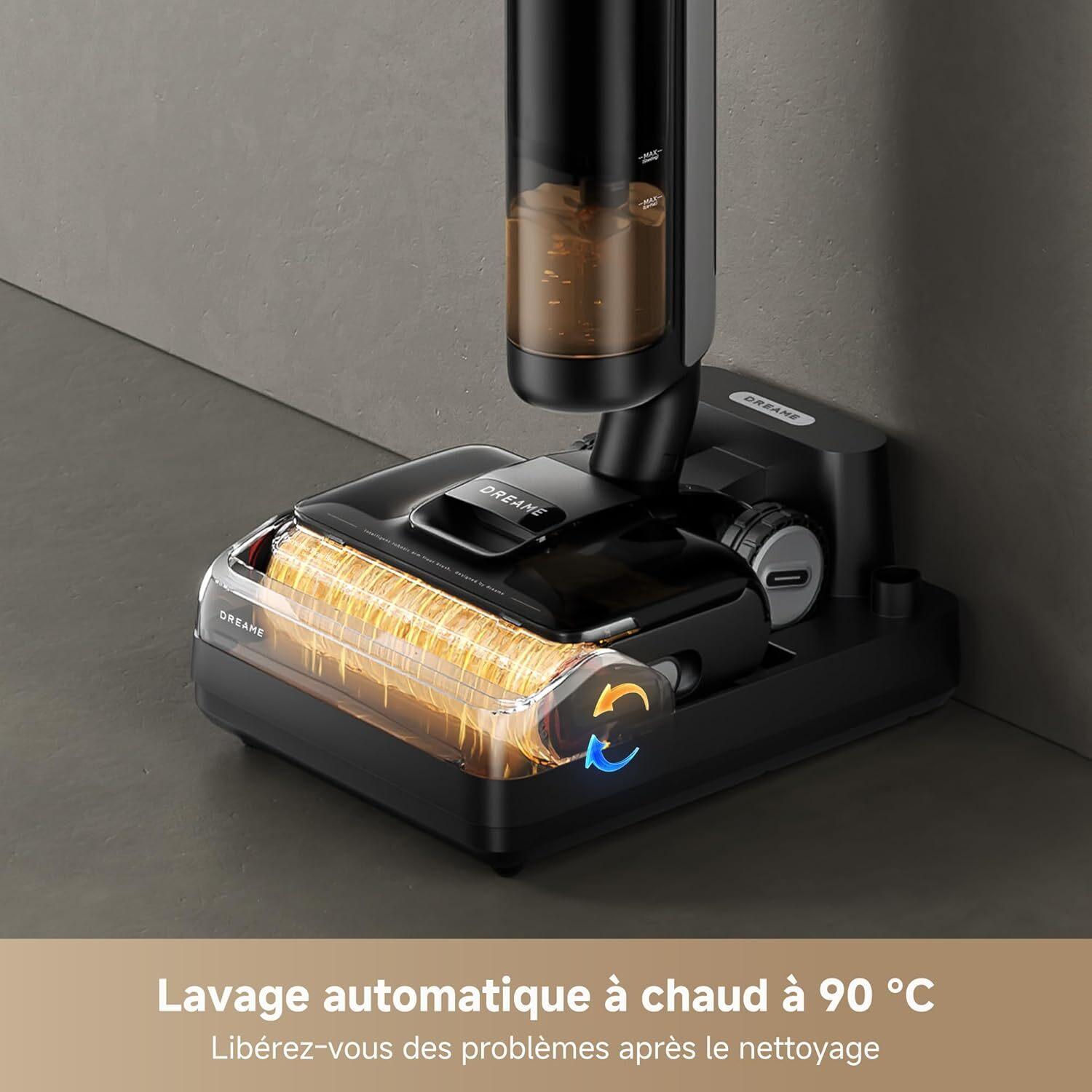 Voir la diapositive 10 : DREAME Aspirateur balai laveur H12PRO FLEXREACH - Noir