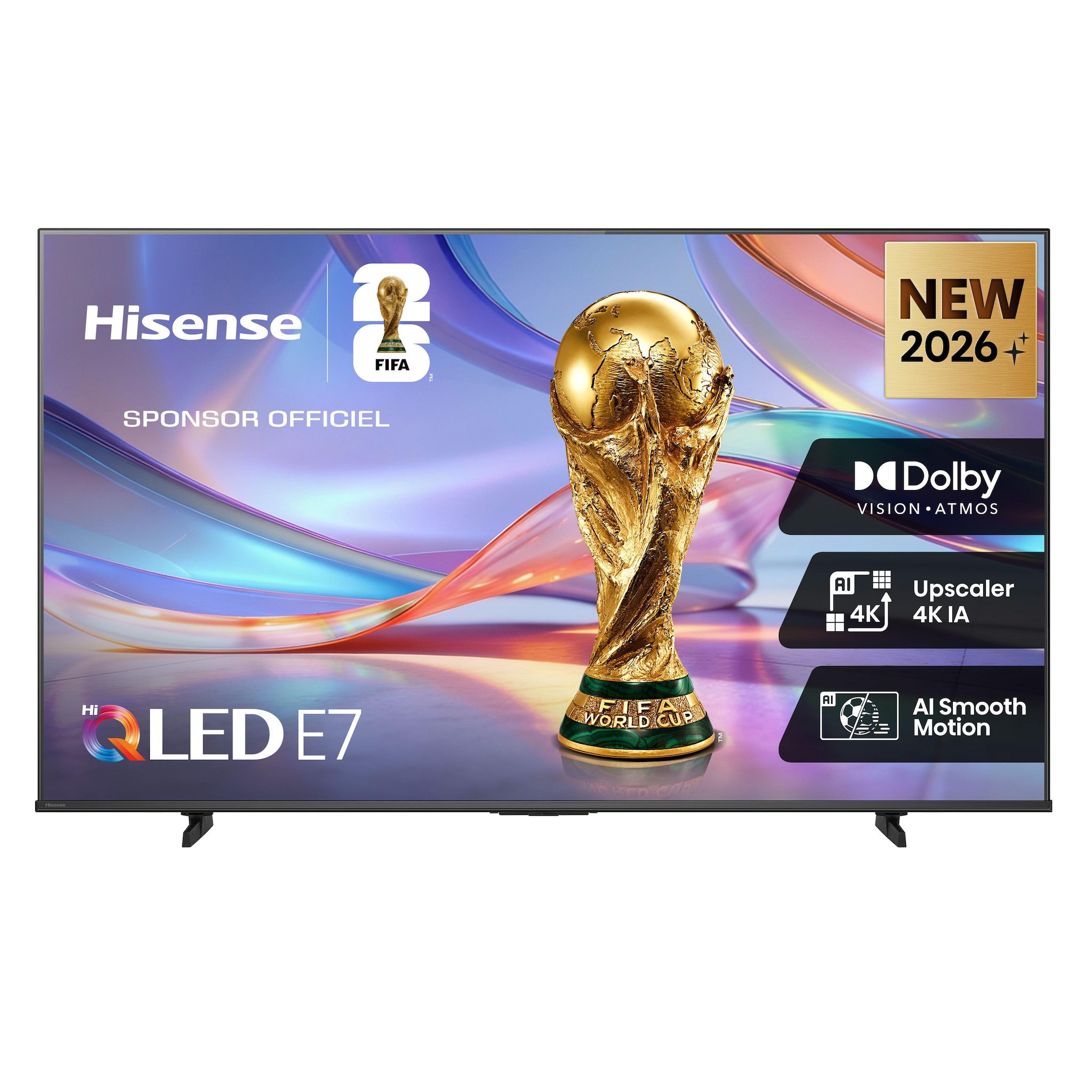 Voir la diapositive 1 : HISENSE TV QLED 50E7S 2026