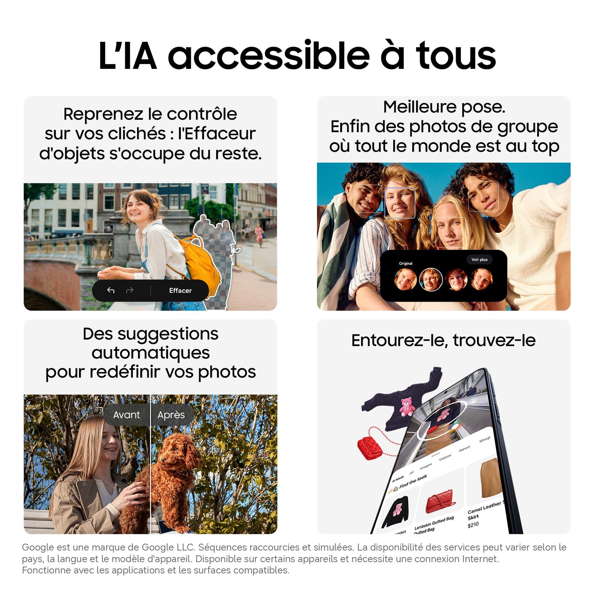 Voir la diapositive 4 : SAMSUNG Galaxy A57 5G 256Go - Bleu Clair