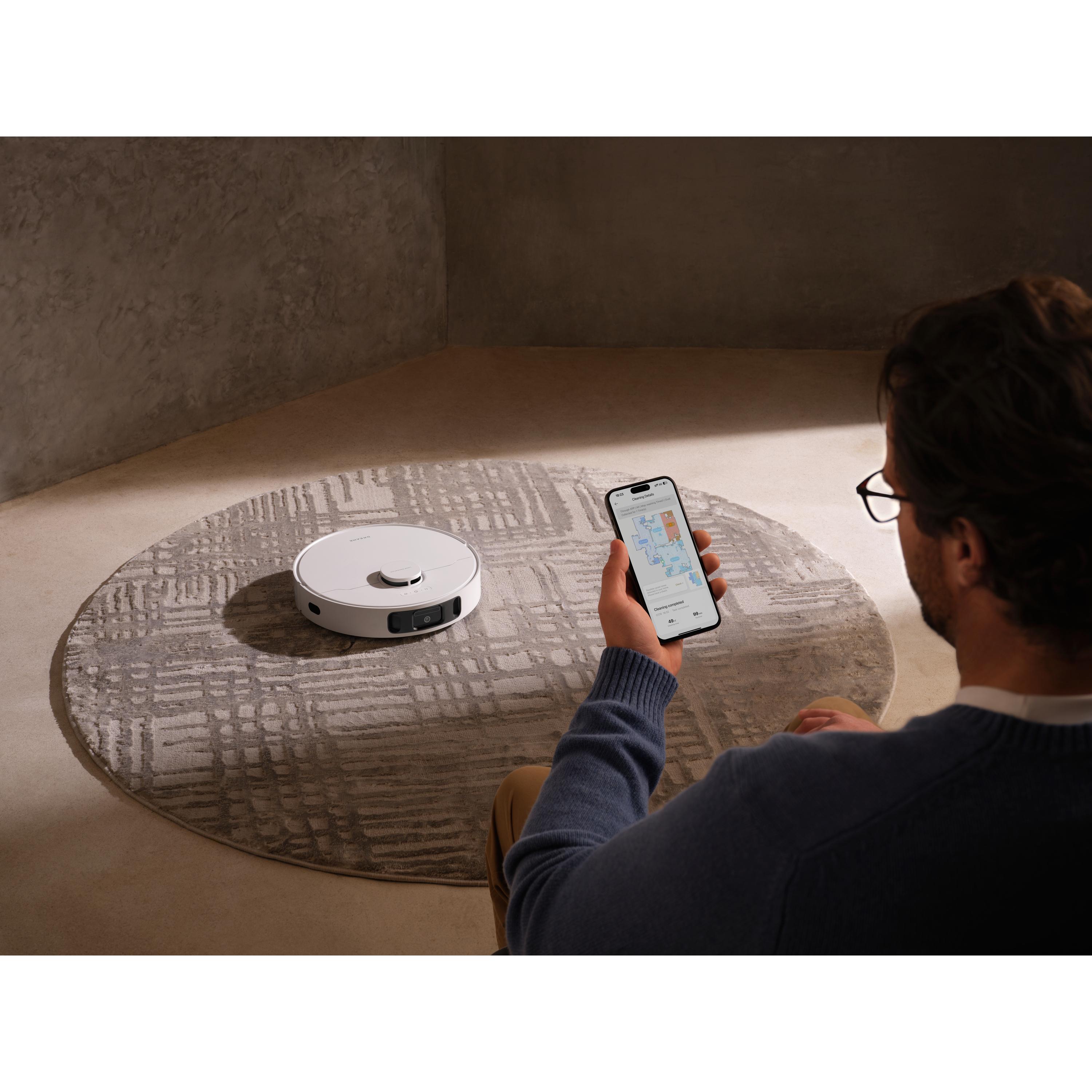 Voir la diapositive 12 : DREAME Aspirateur robot D20 ULTRA - Blanc