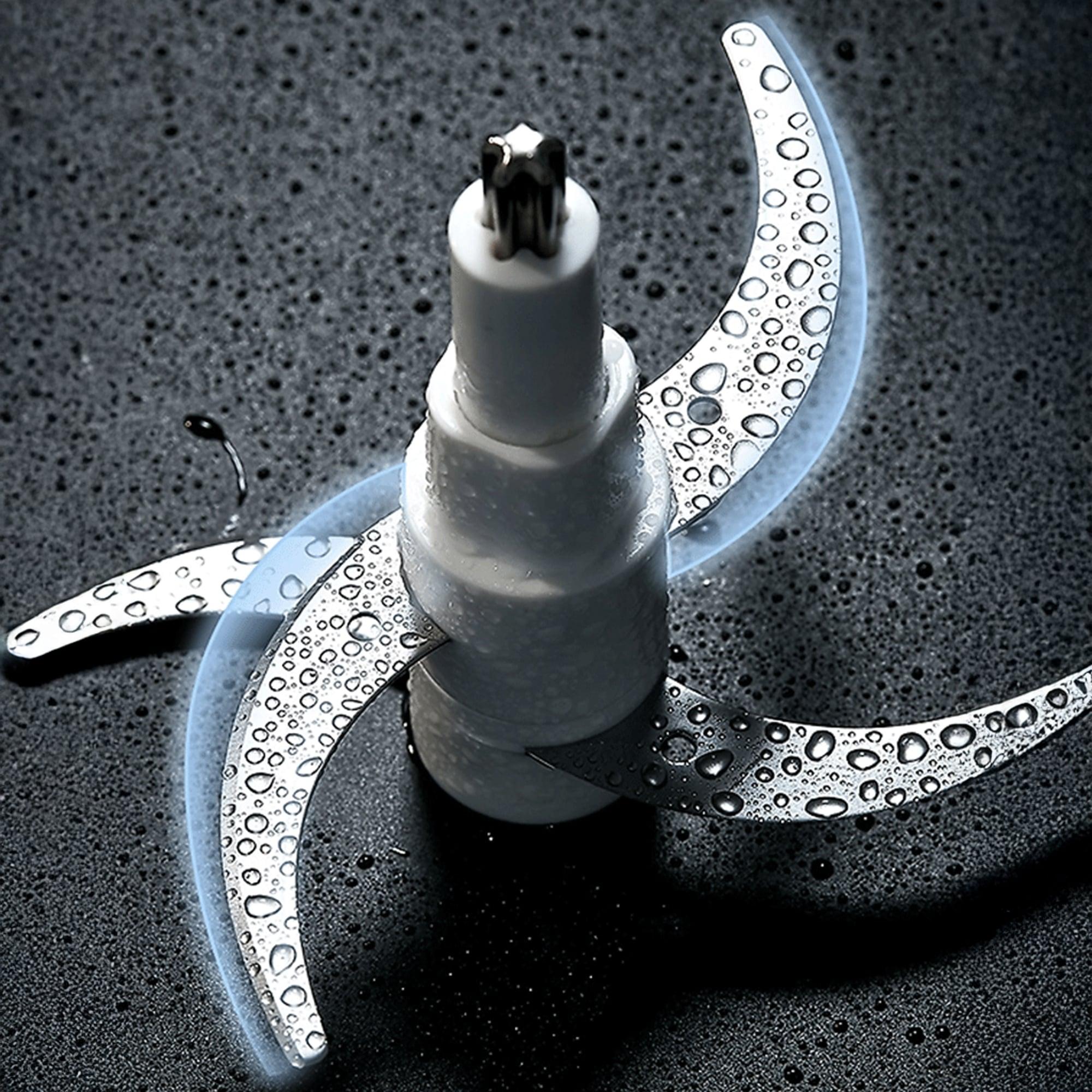 Voir la diapositive 9 : KITCHENCOOK Hachoir 3 en 1 1.2.3 - Gris et bleu