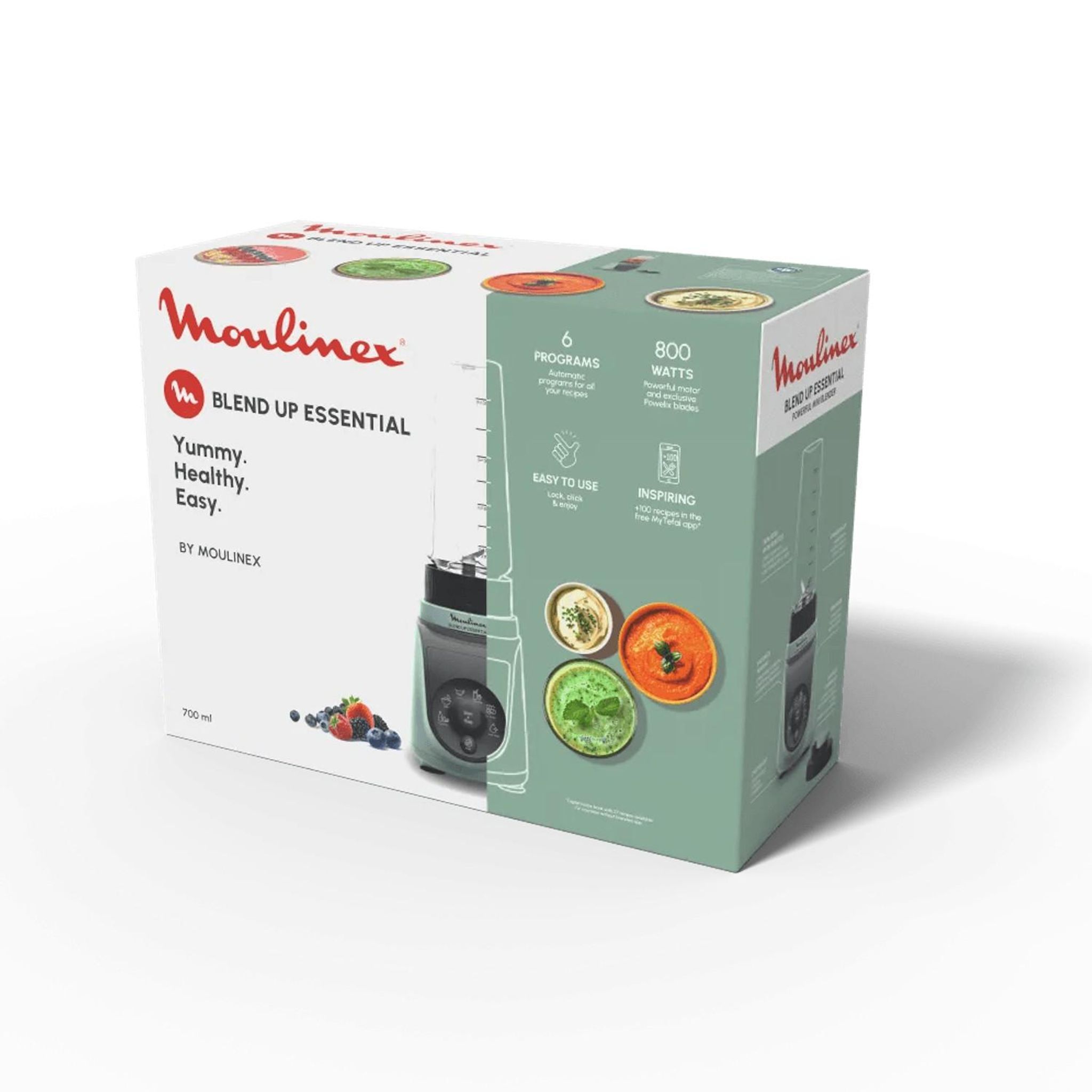 Voir la diapositive 8 : MOULINEX Blender LM1E04F0 - Vert menthe
