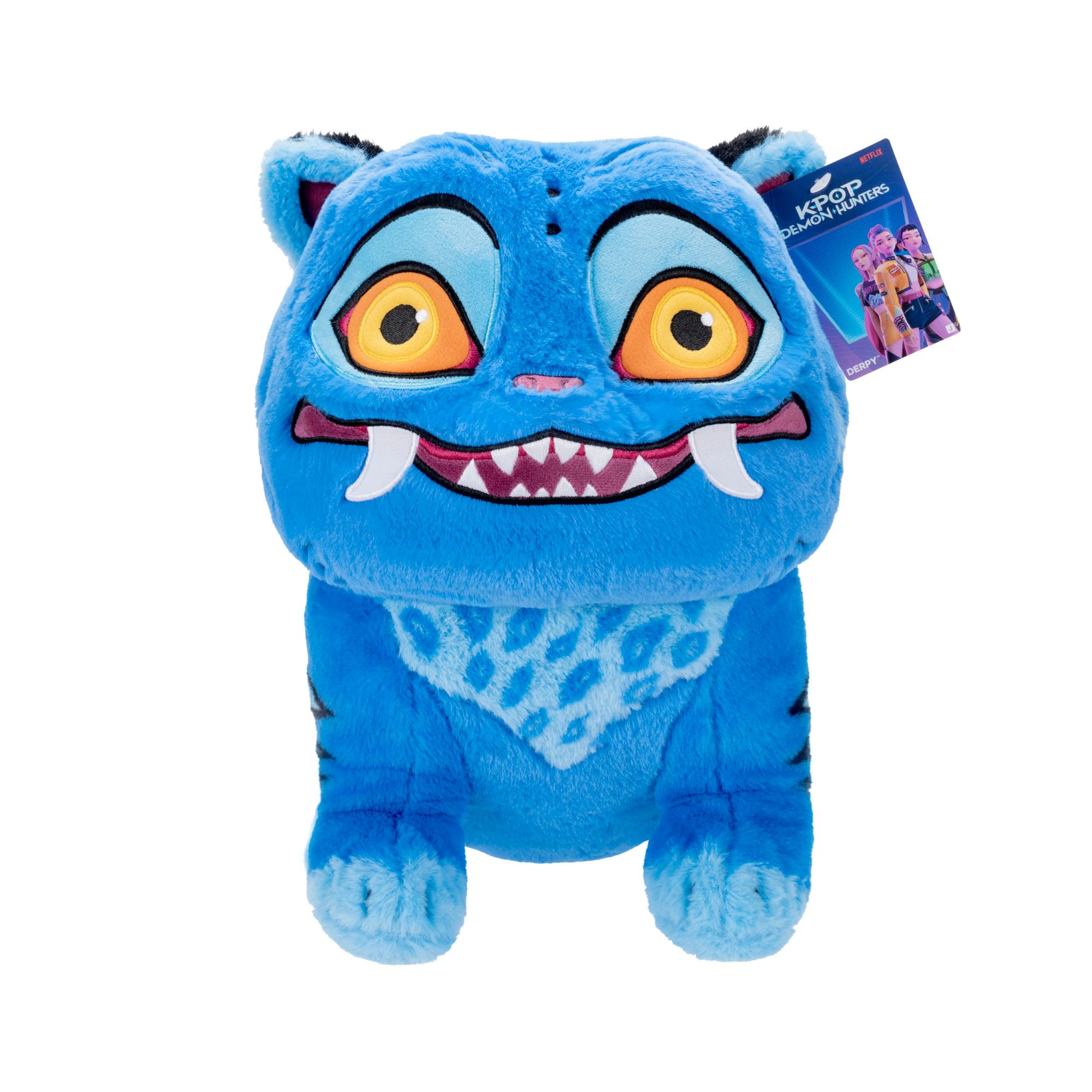 Voir la diapositive 2 : JAZWARES Peluche KPOP Demon Hunters - Derpy assise 30cm